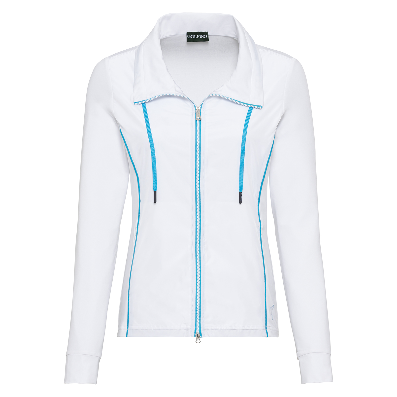Ladies' micro-stretch golf sweatshirt jacket 