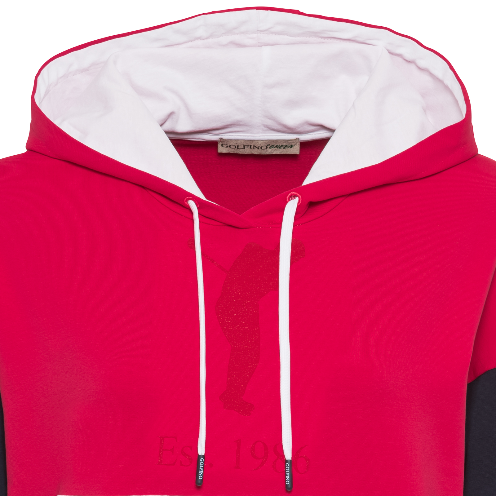 Sustainably produced warm ladies' sweater with hood