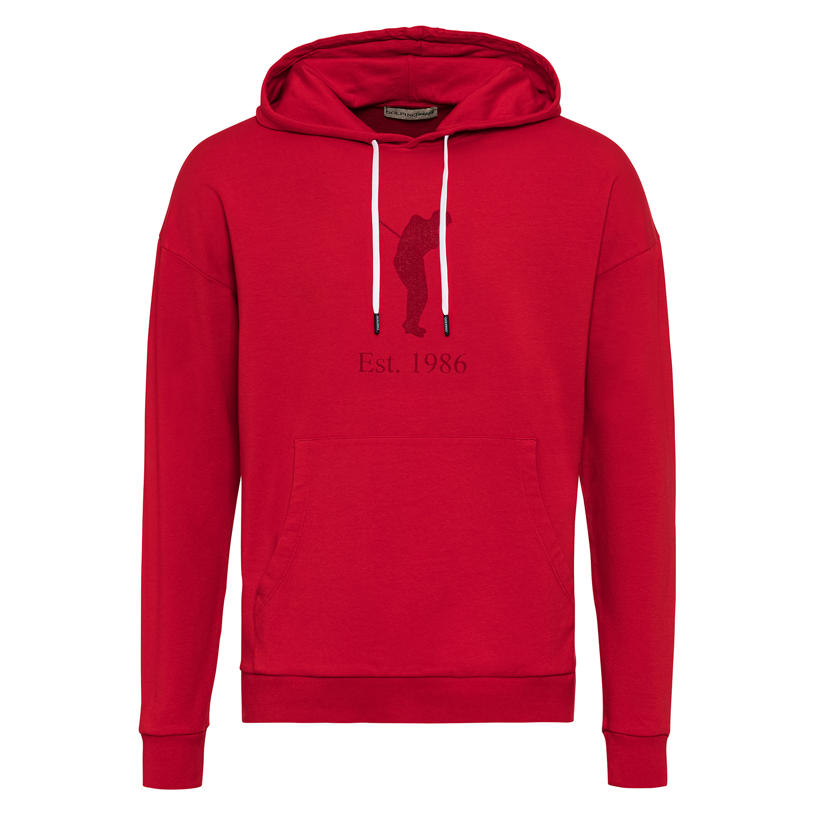 Men's sustainable, sporty sweater with hood 