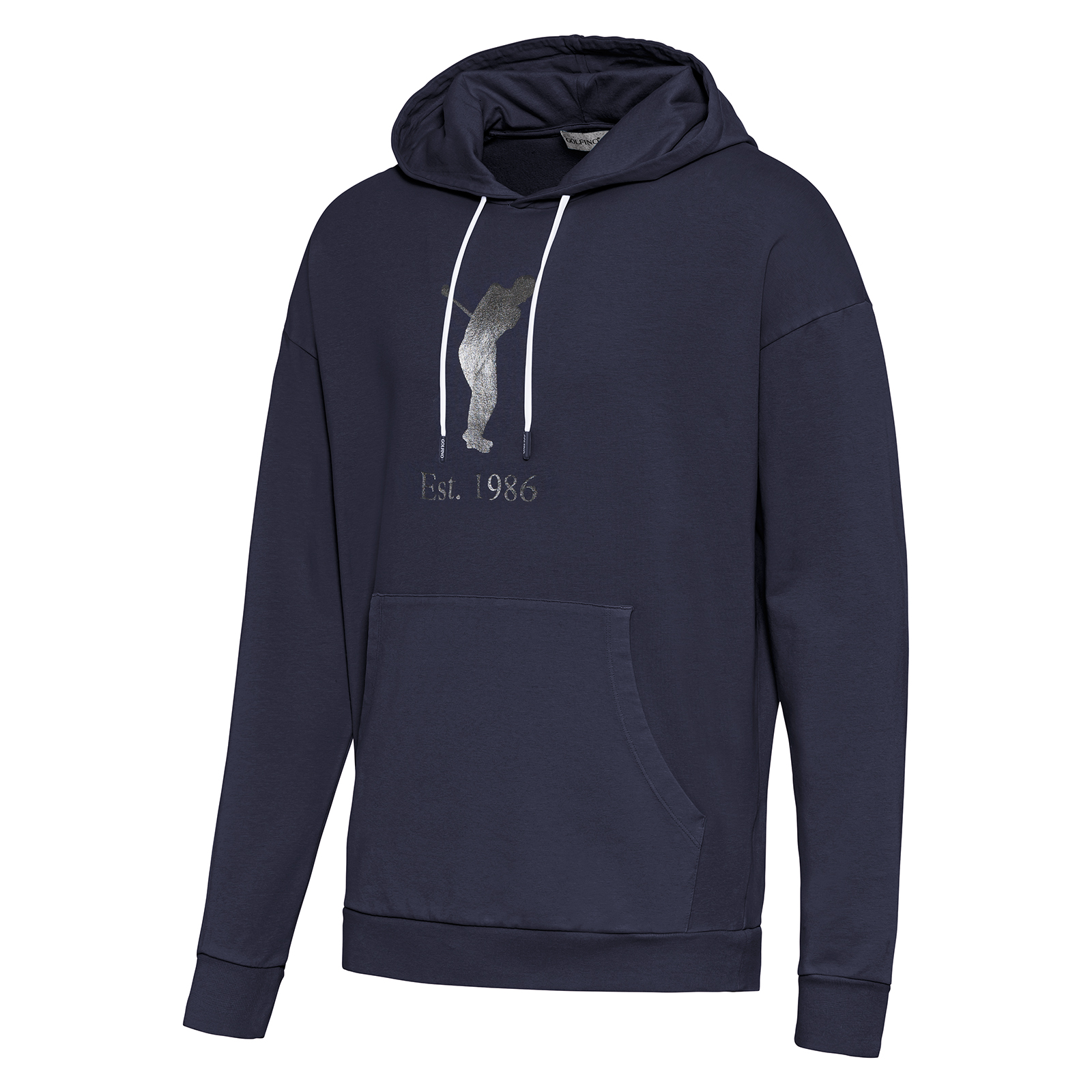 Men's sustainable, sporty sweater with hood