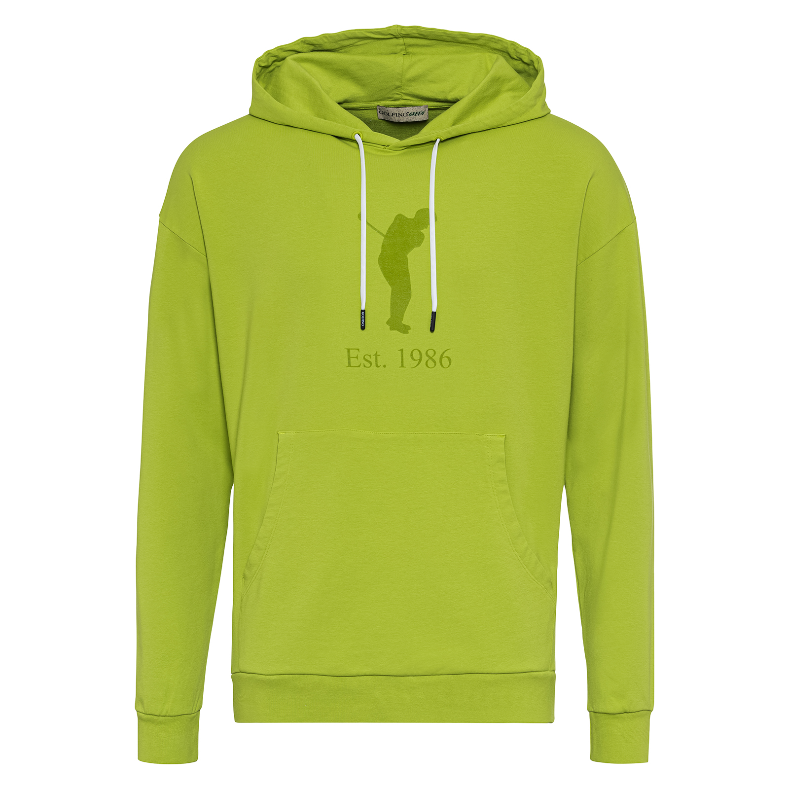 Men's sustainable, sporty sweater with hood 