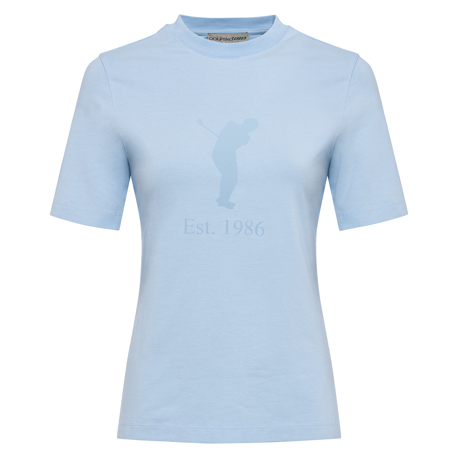 Camiseta sostenible con logotipo para mujer