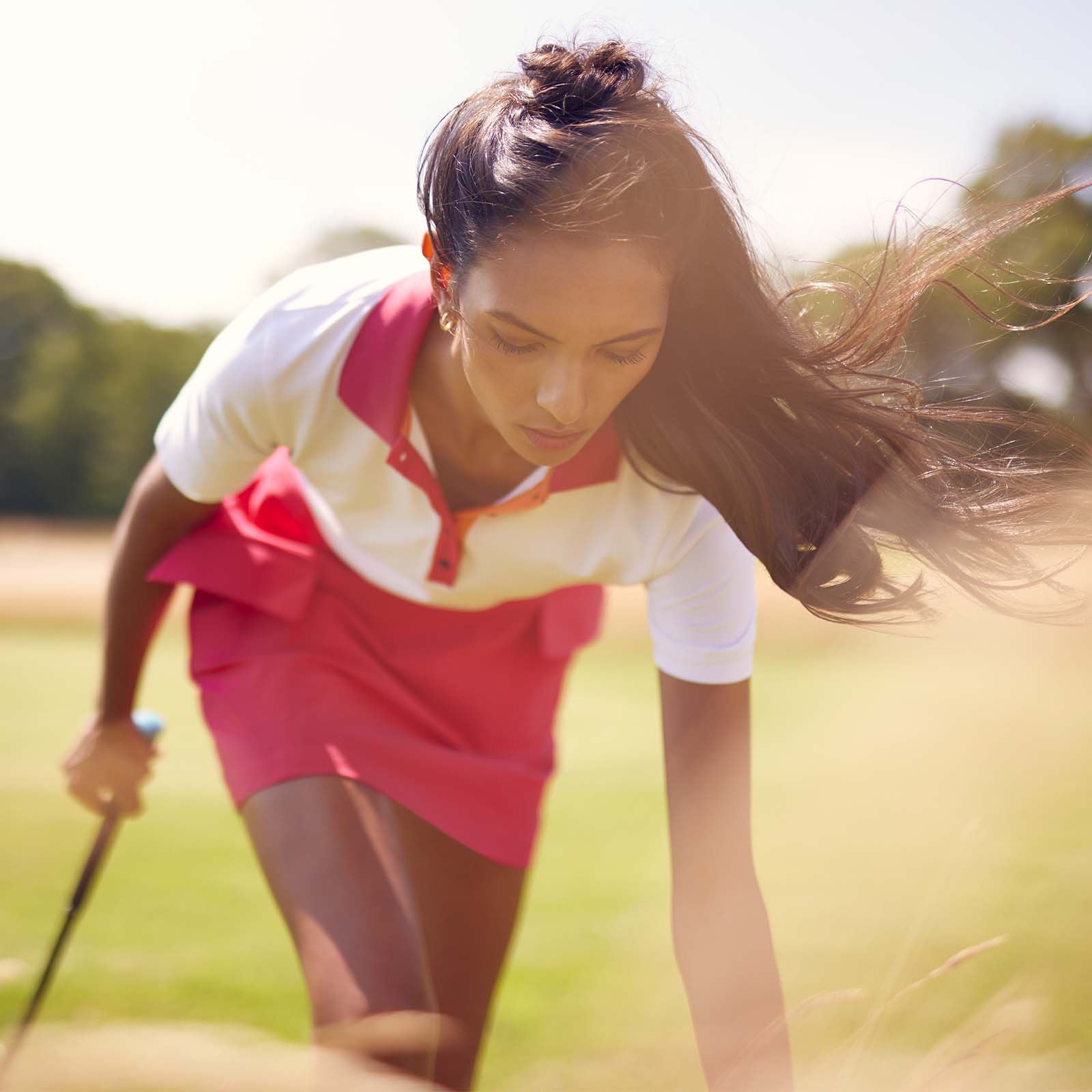 Polo de golf pour femmes avec protection anti-UV