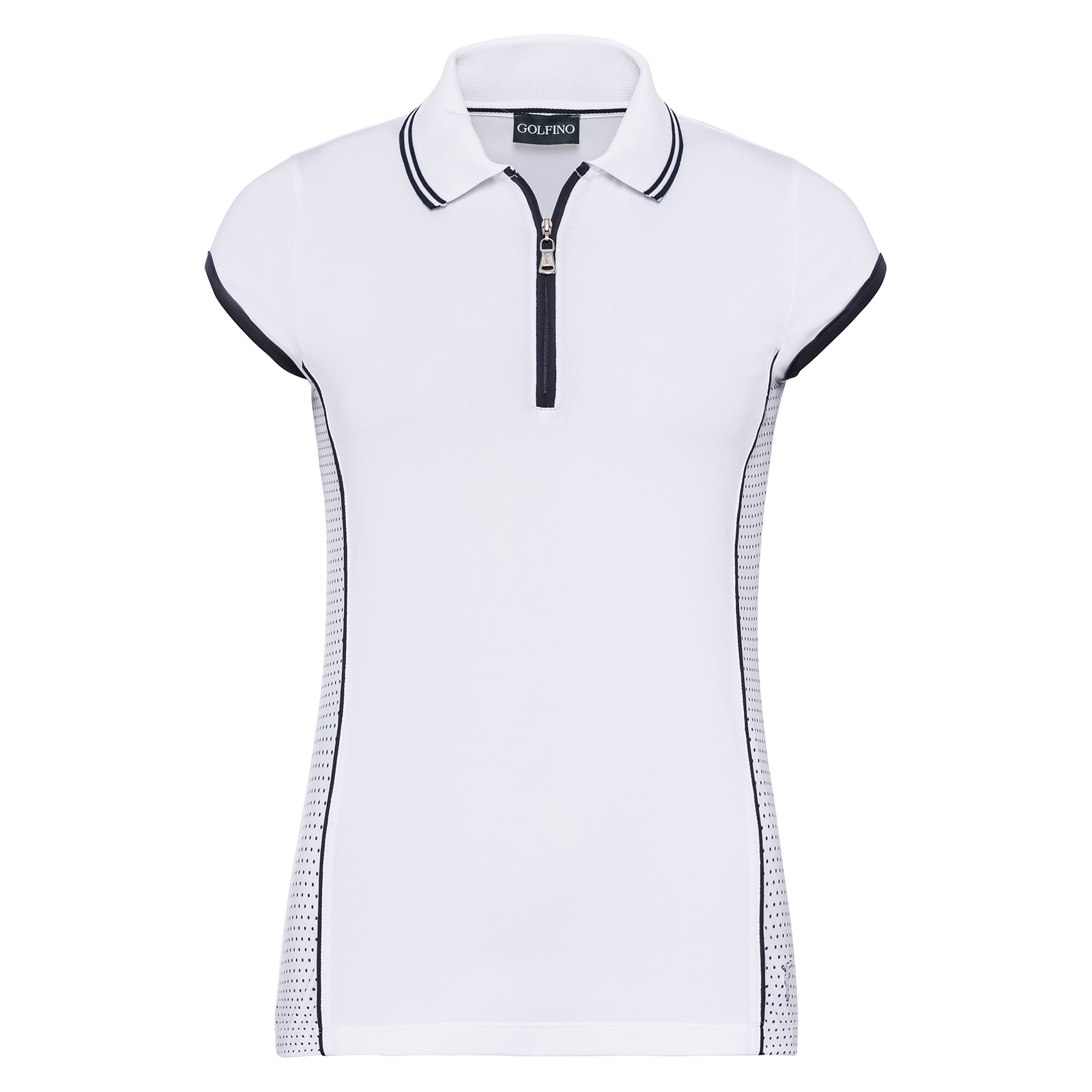 Ladies' modern, figure-flattering golf polo shirt 