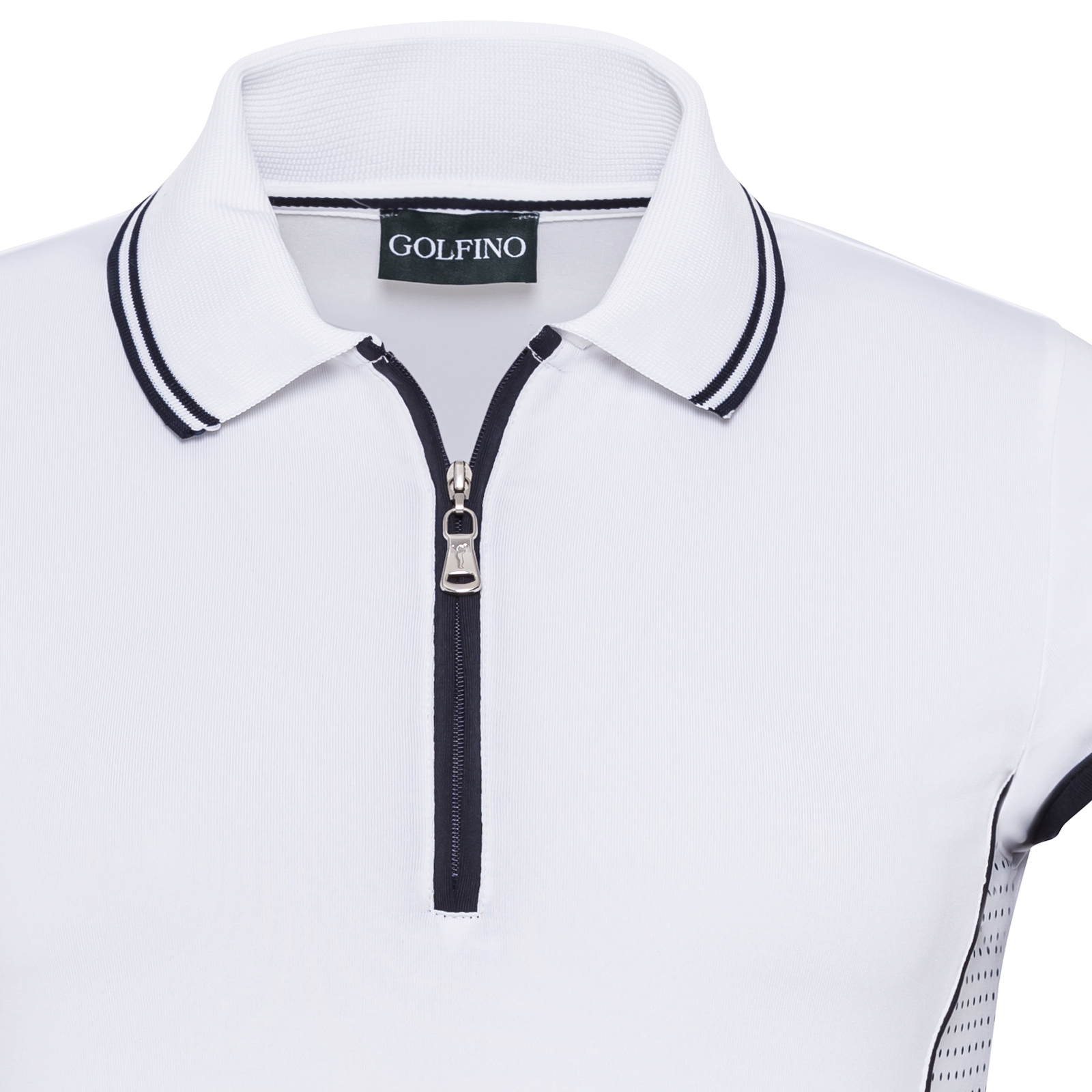 Ladies' modern, figure-flattering golf polo shirt