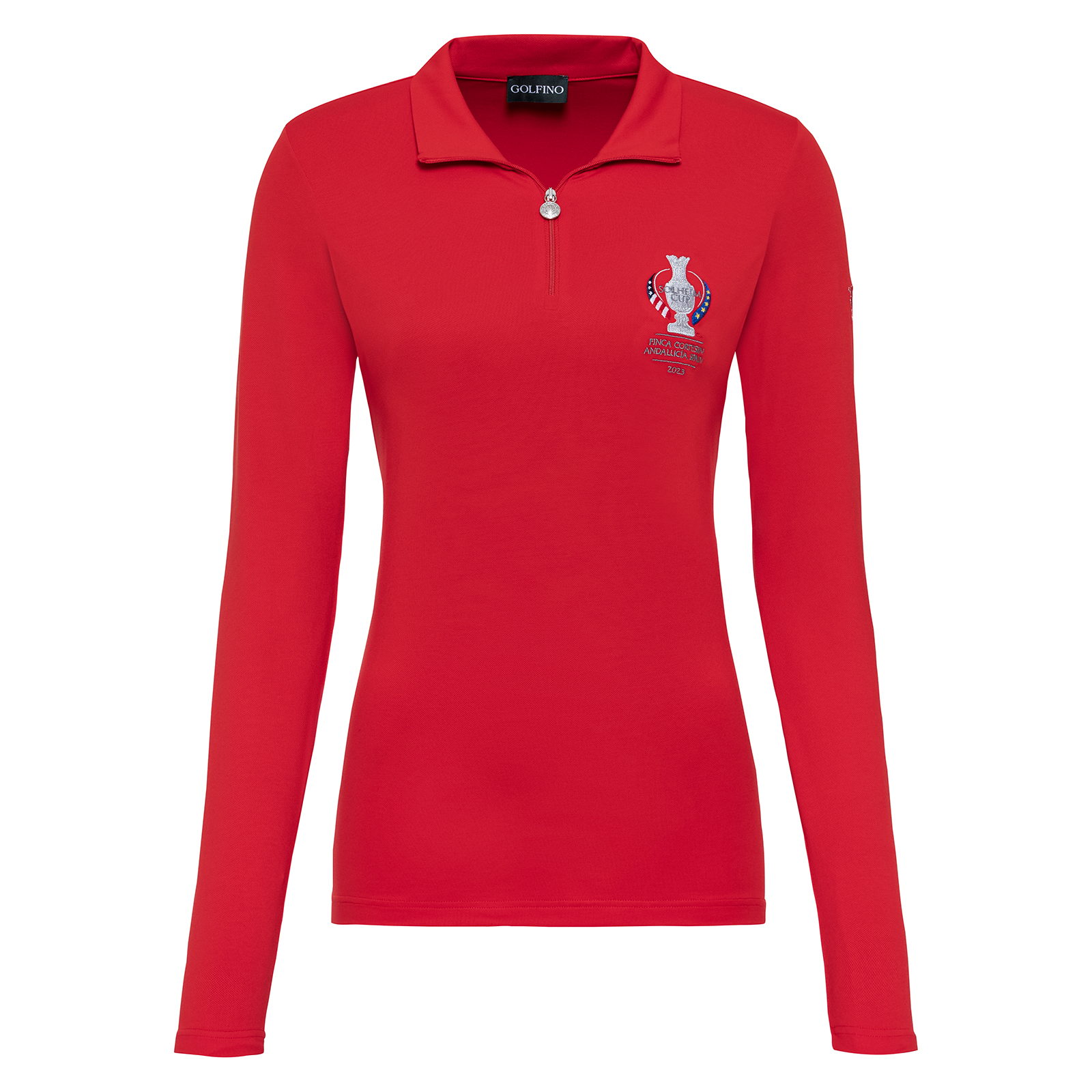 Ladies Golf Troyer with UV Protection in Solheim Cup Design