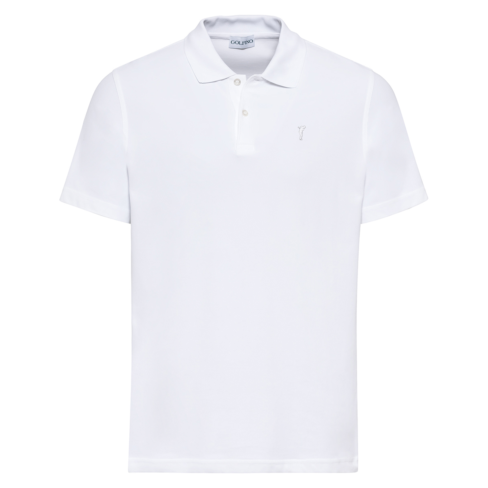 Men's polo shirt made from moisture-regulating material