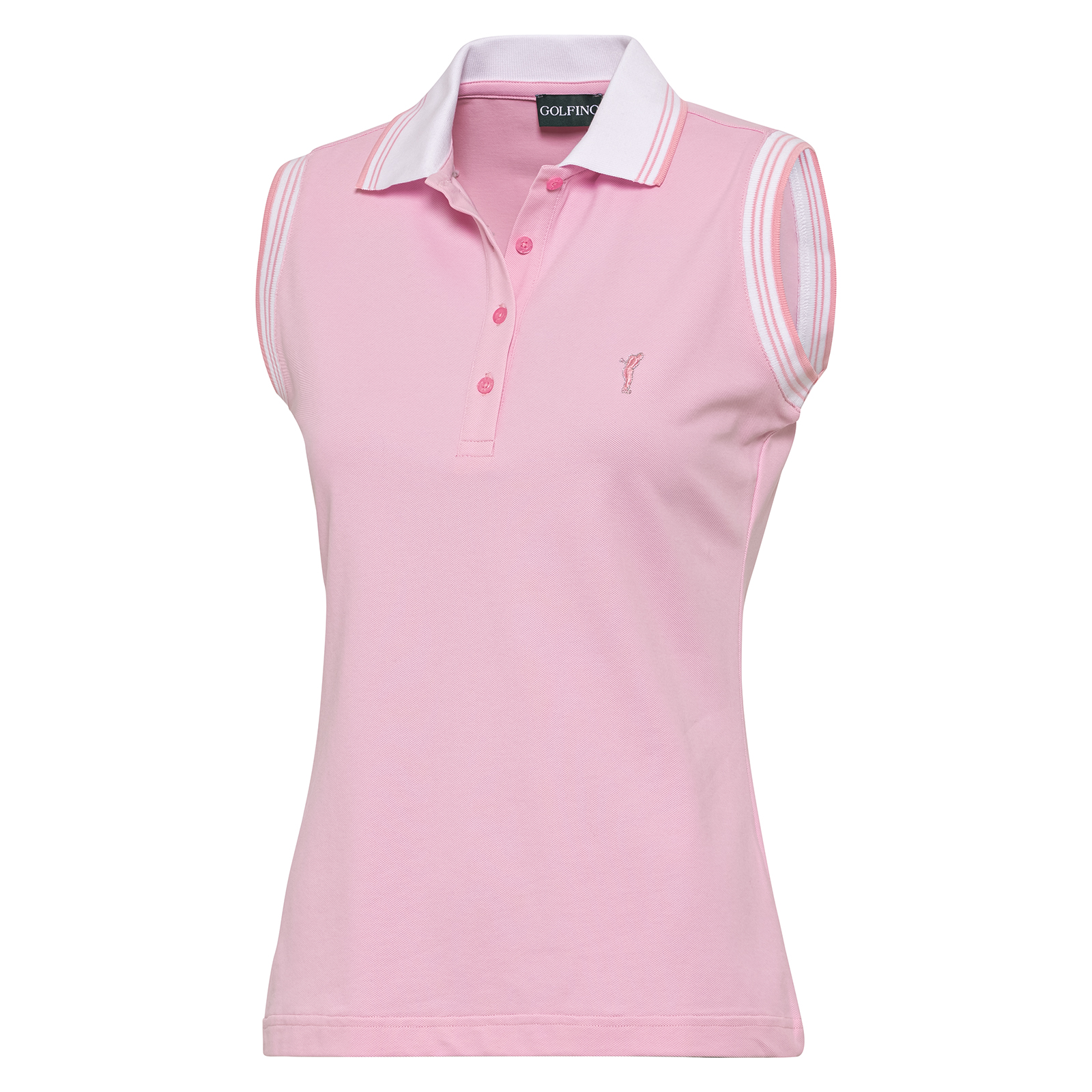 Airy ladies' polo shirt with ultraviolet protection