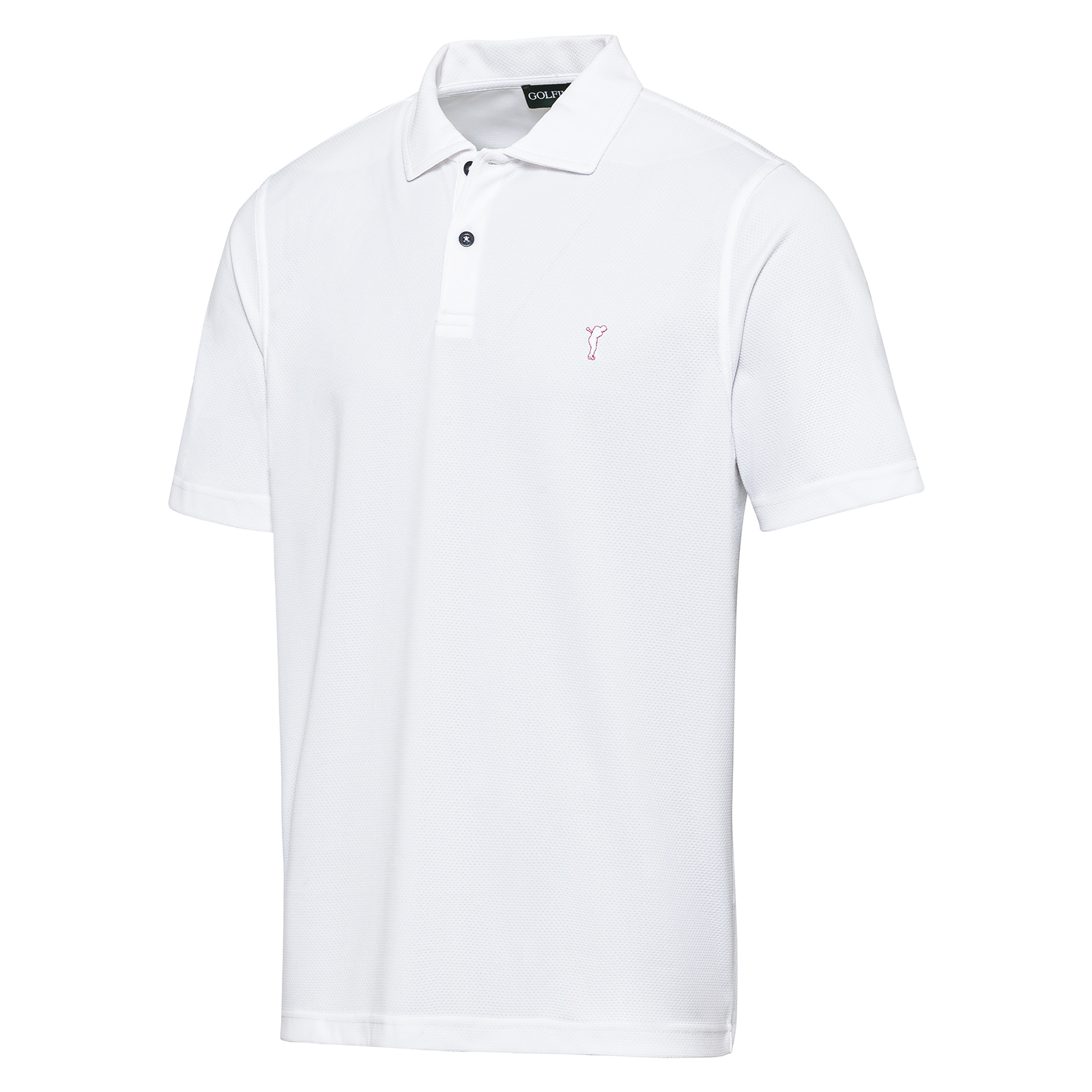 Men's golf shirt containing sustainable Kafetex® functional fibre