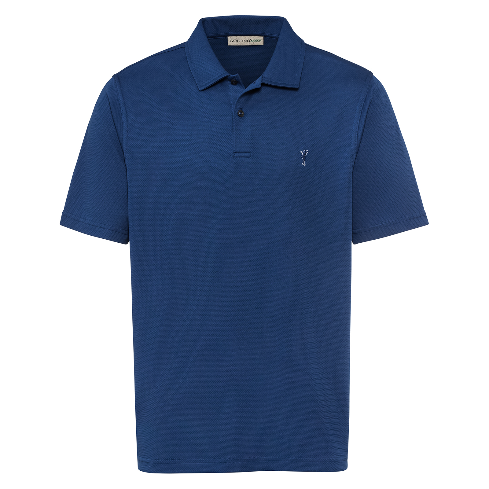 Men's golf shirt containing sustainable Kafetex® functional fibre 