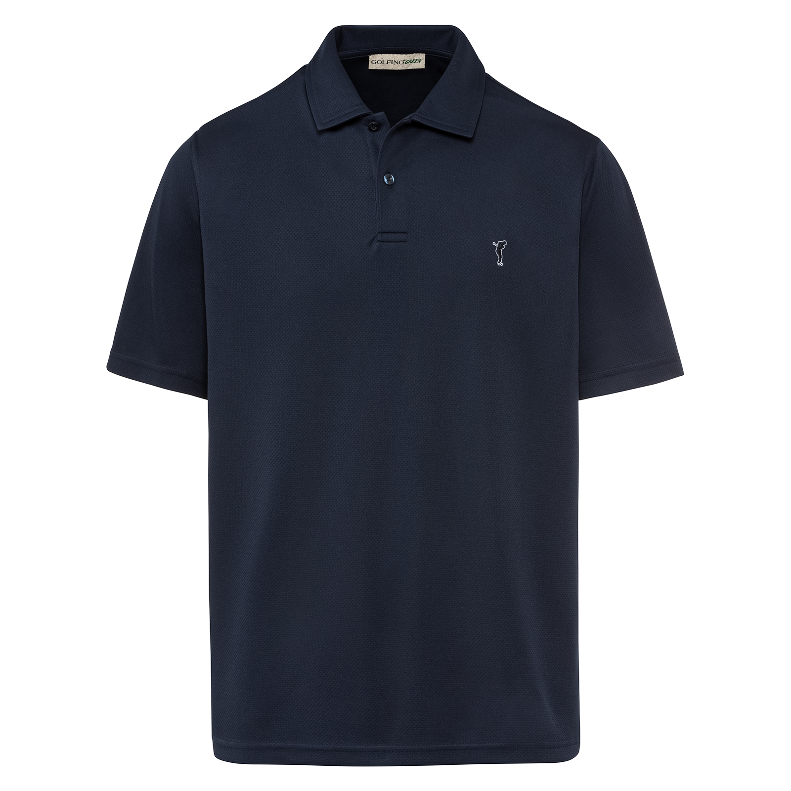 Men's golf shirt containing sustainable Kafetex® functional fibre 