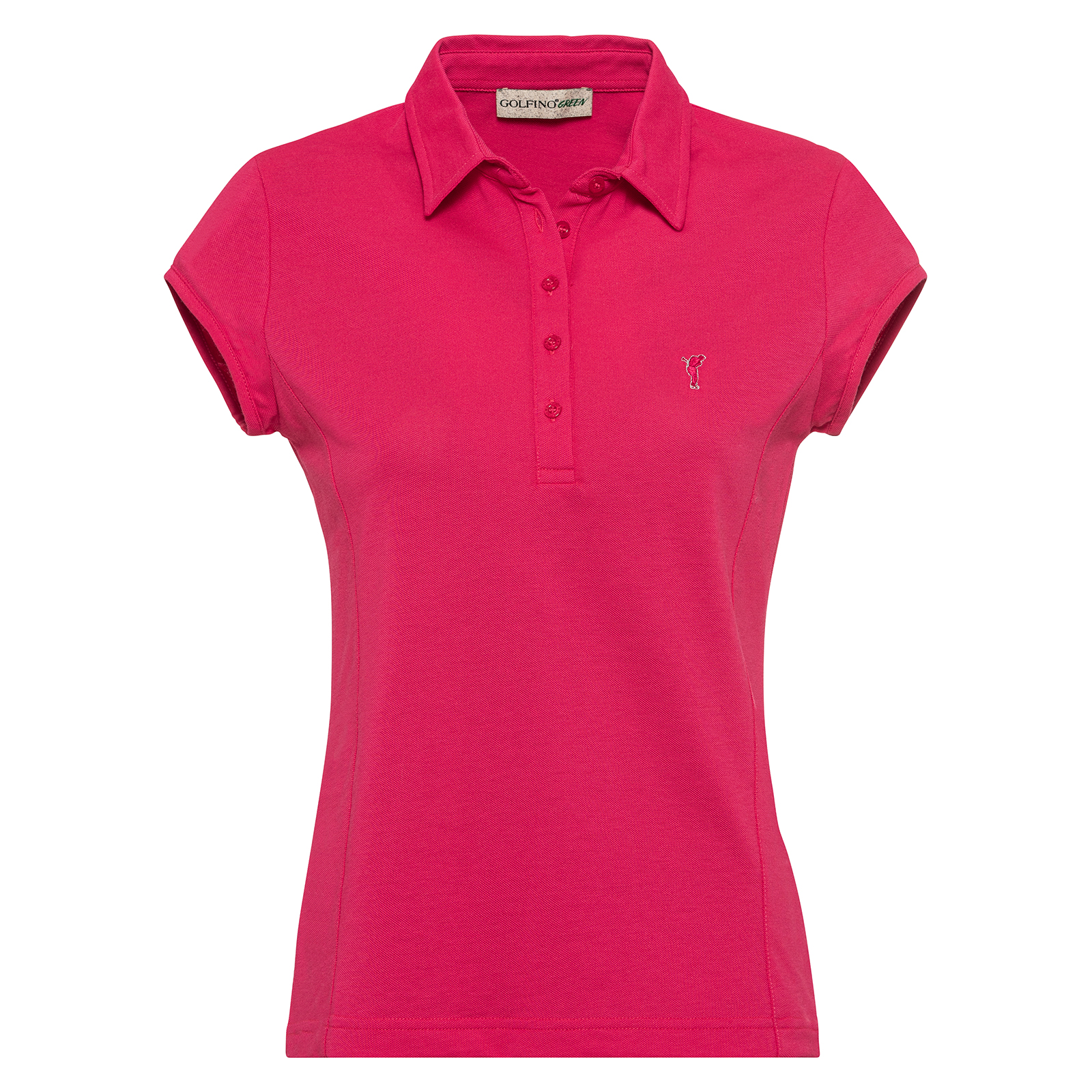 Ladies' golf shirt with high-tech SEAQUAL® fibre 