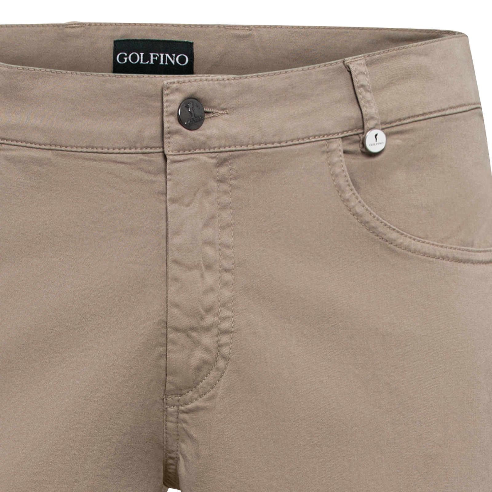 Pantalon décontracté en coton en coupe slim fit pour hommes