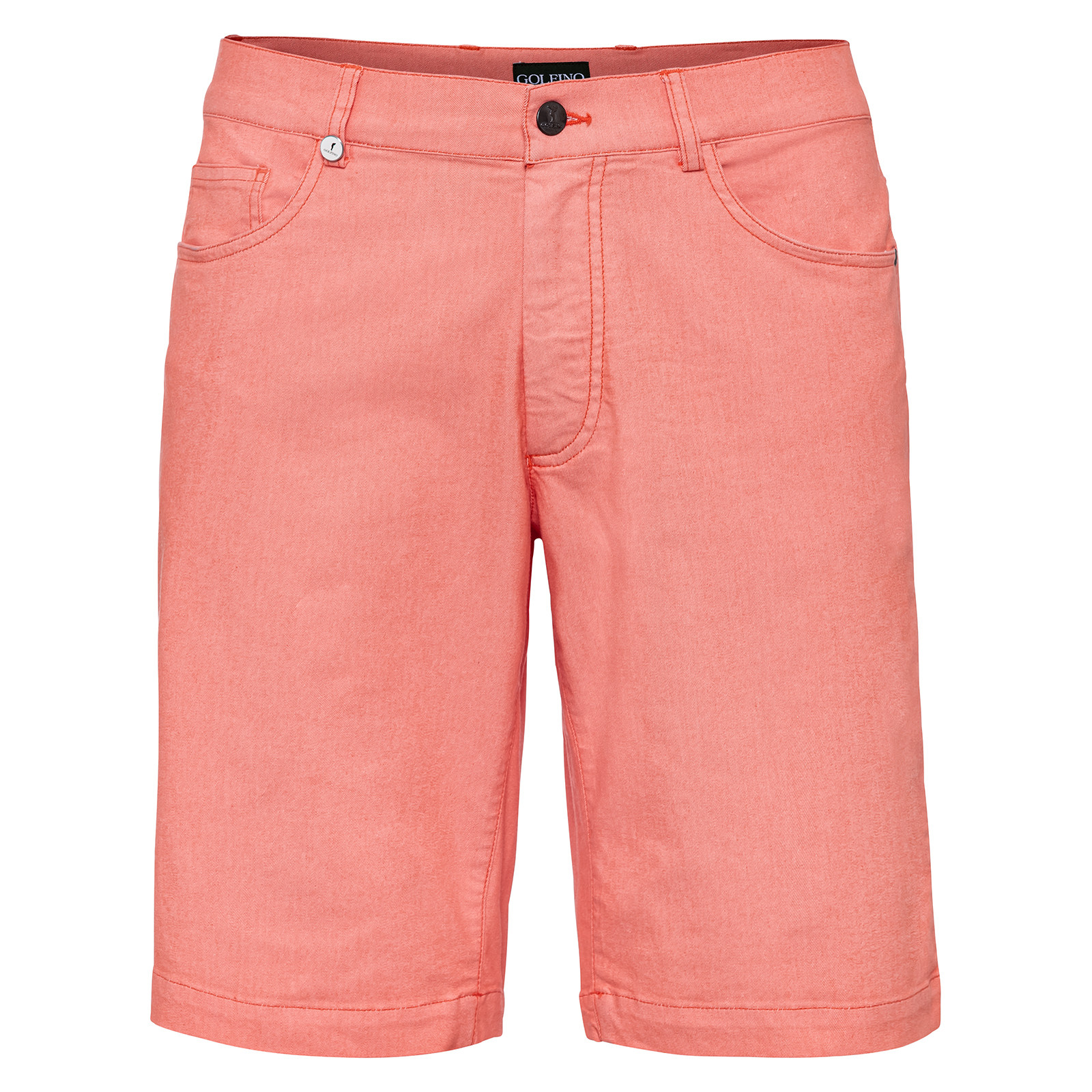 Fashionable 5-pocket style men's golf Bermuda shorts 