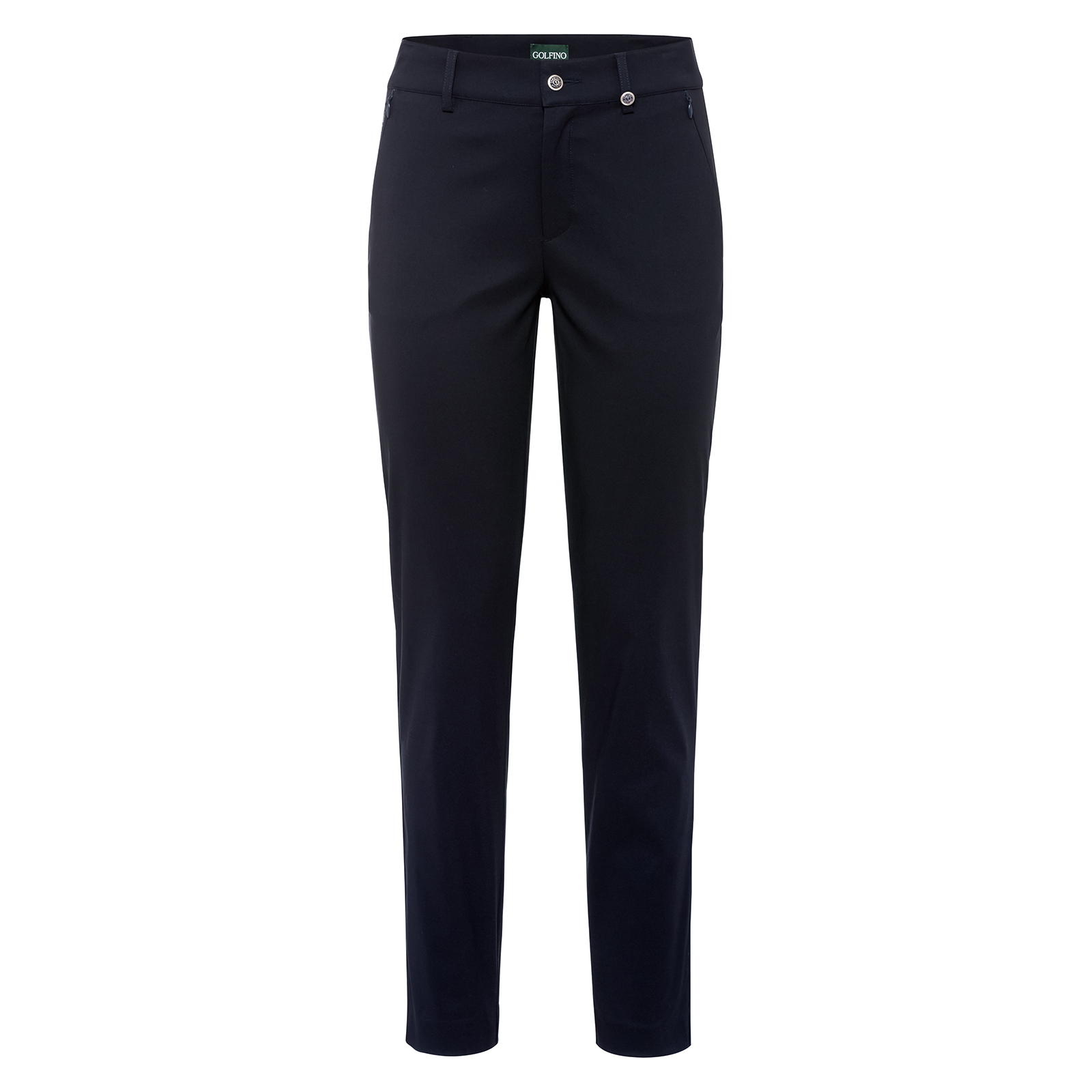 Ladies' capri-style golf trousers with stretch function 