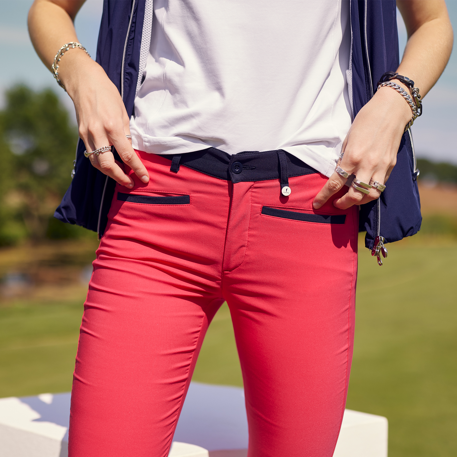 Pantalon de golf 7/8 attrayant pour femmes