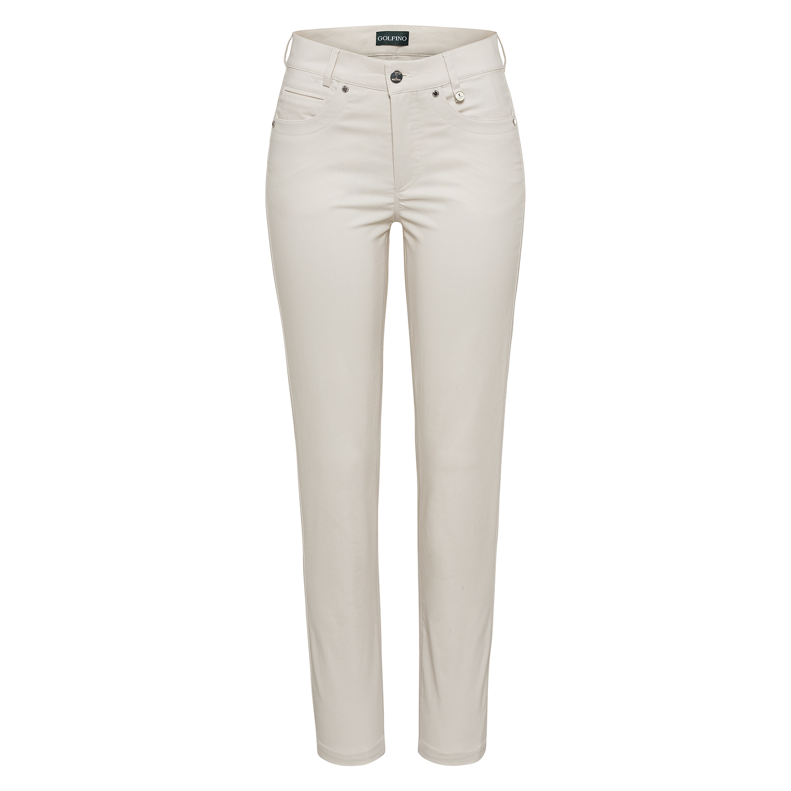 Ladies' 7/8 pants in 5-pocket style made from stretch material with sun protection function