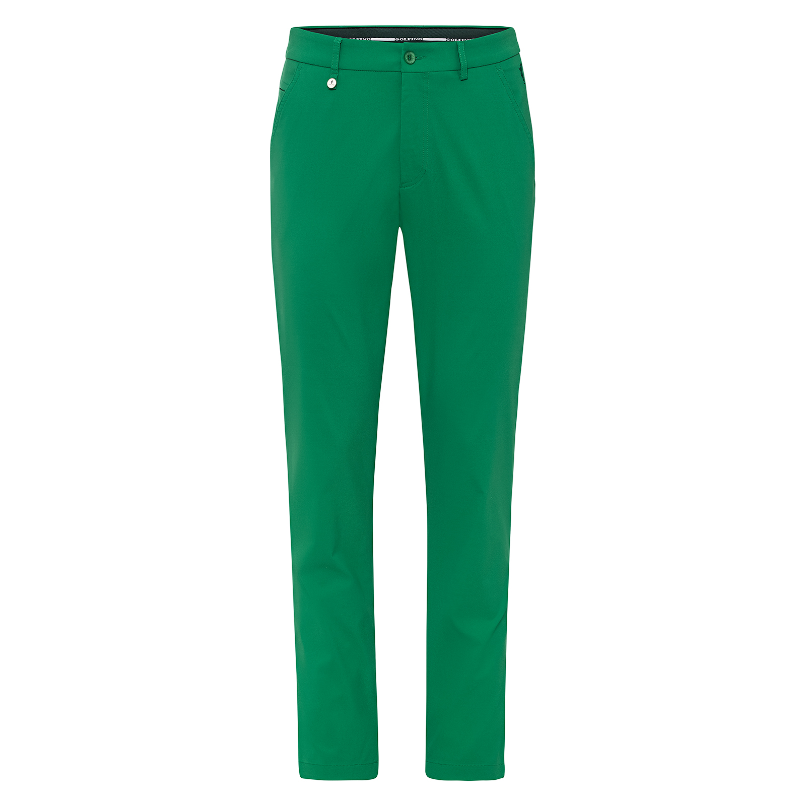Men's golf trousers with stretch component