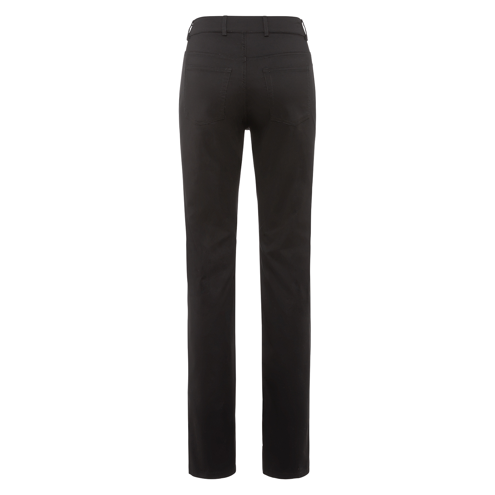 Flexible ladies' trousers made from a particularly lightweight textile material