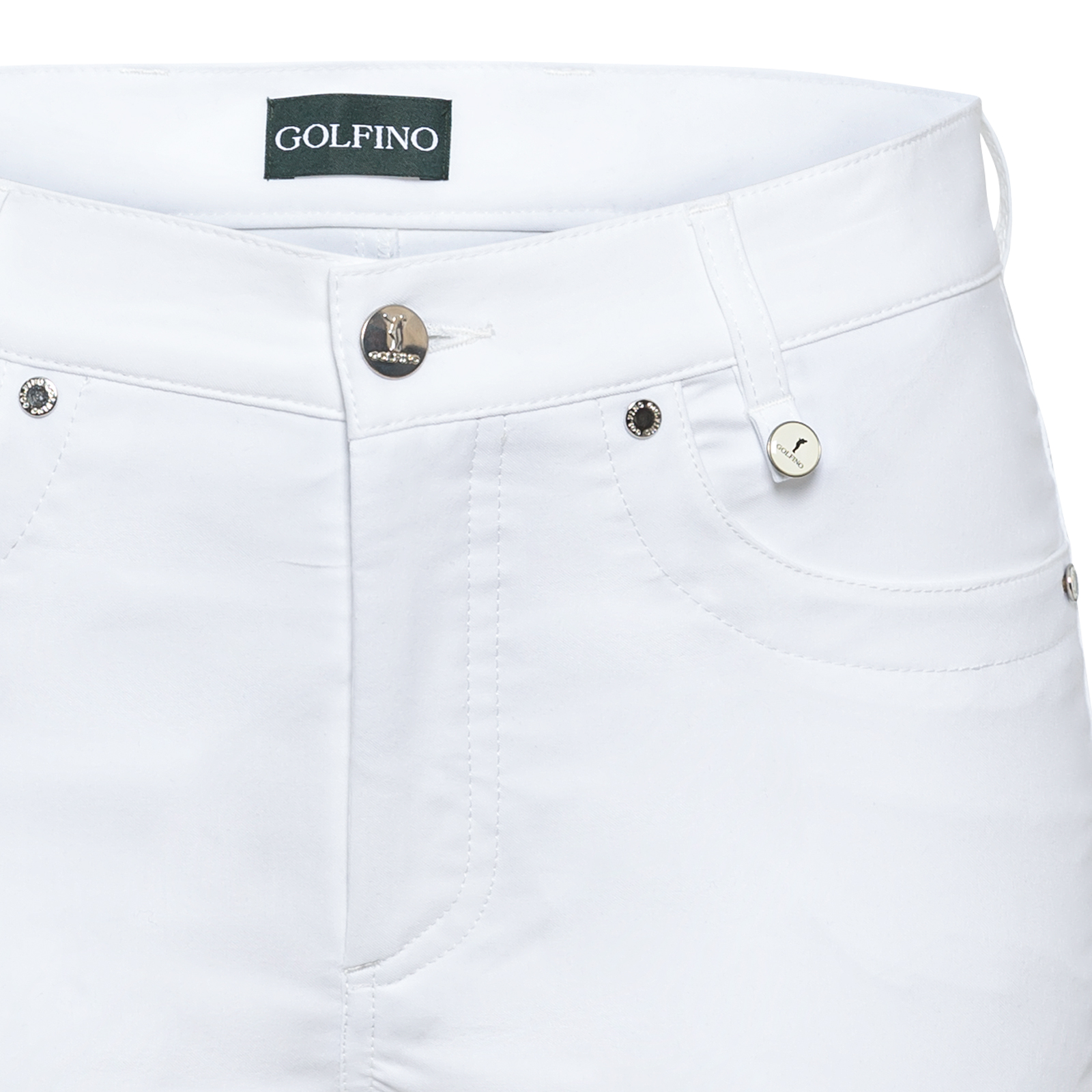 Ladies' lightweight stretch capri-style golf trousers