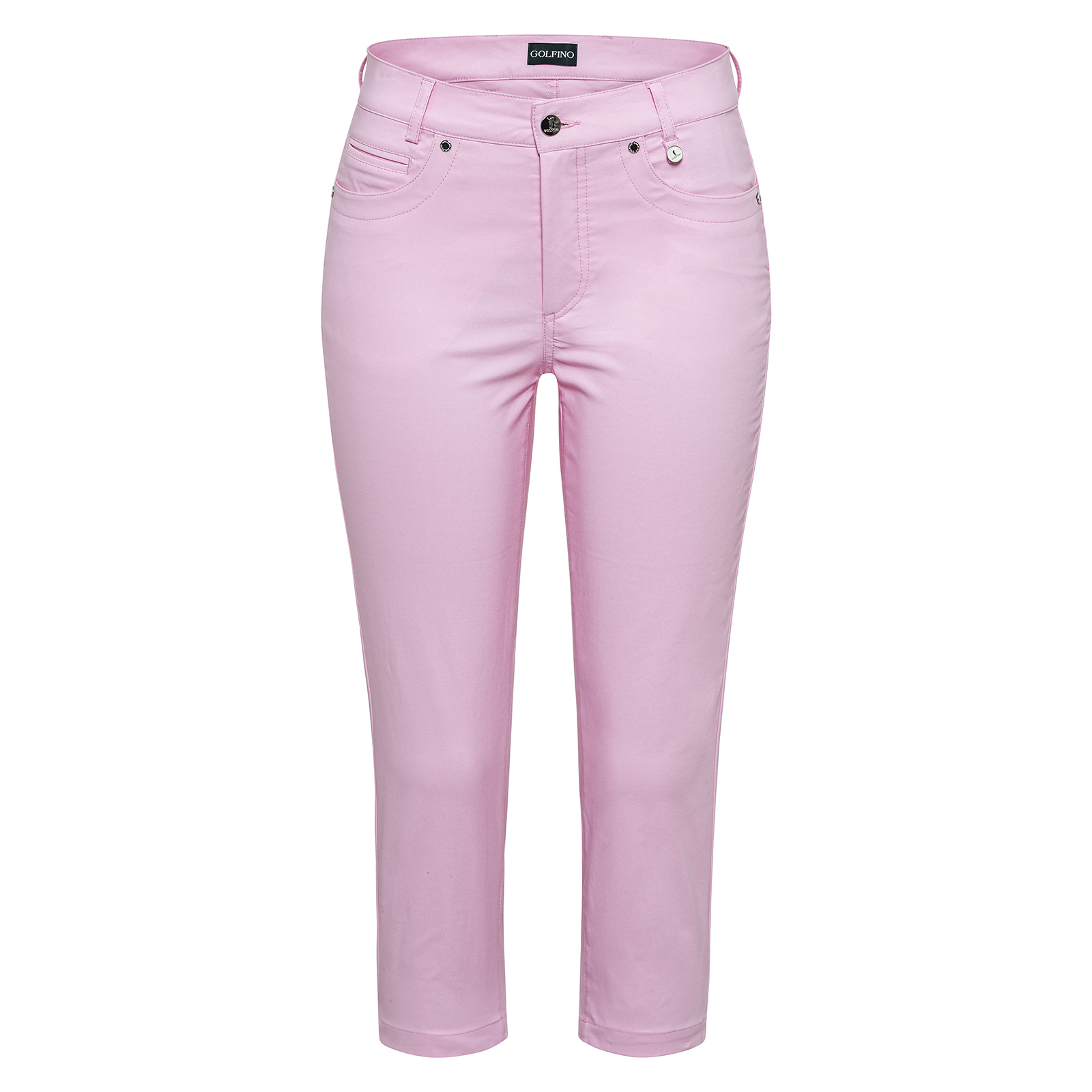 Ladies' lightweight stretch capri-style golf trousers 