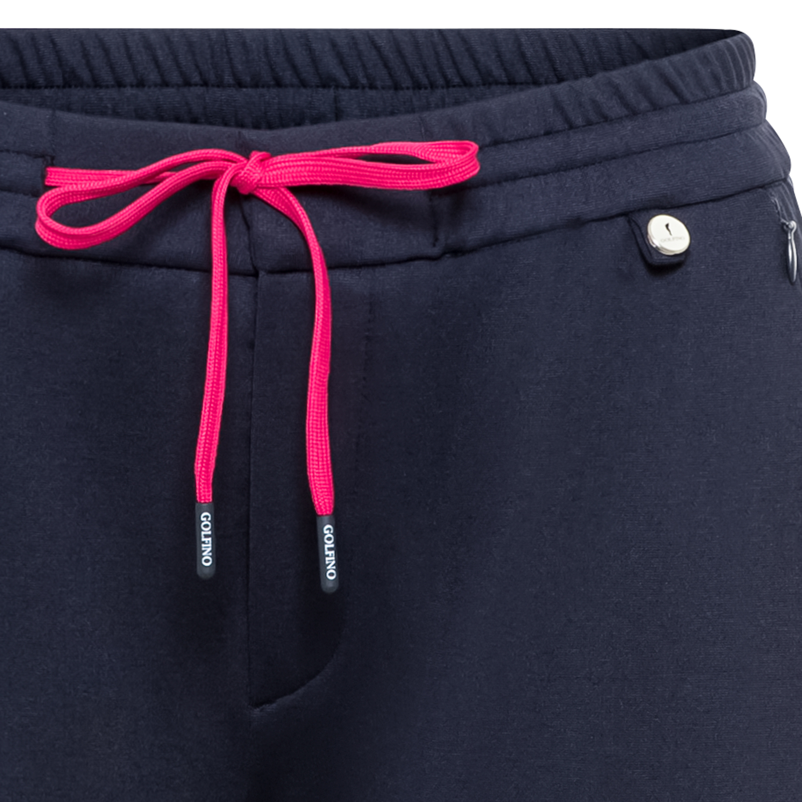 Particularly flexible ladies' 7/8-length trousers in an attractive design