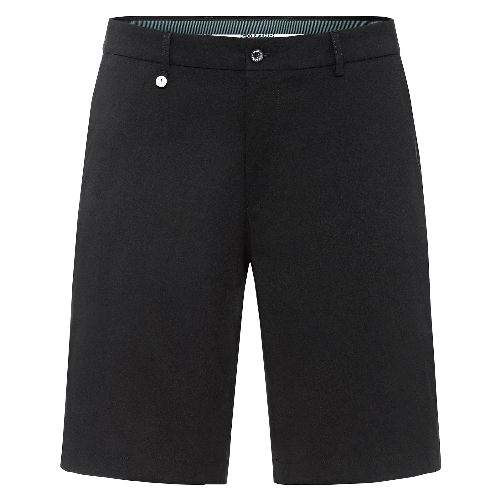 Flexible men's golf Bermuda shorts with stretch elements