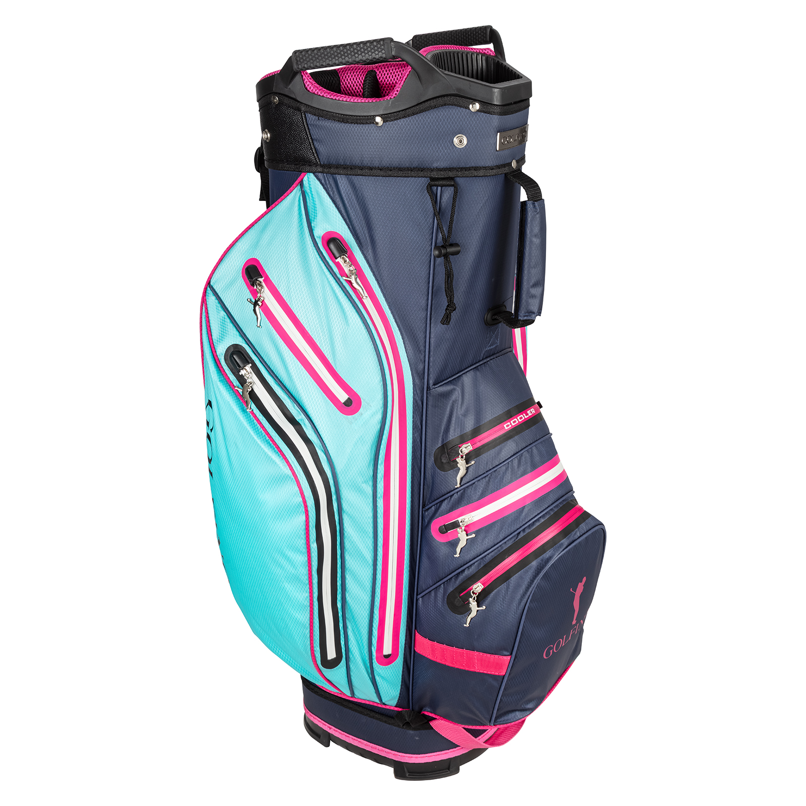 Vielseitiges Golf Cartbag in Multicolor