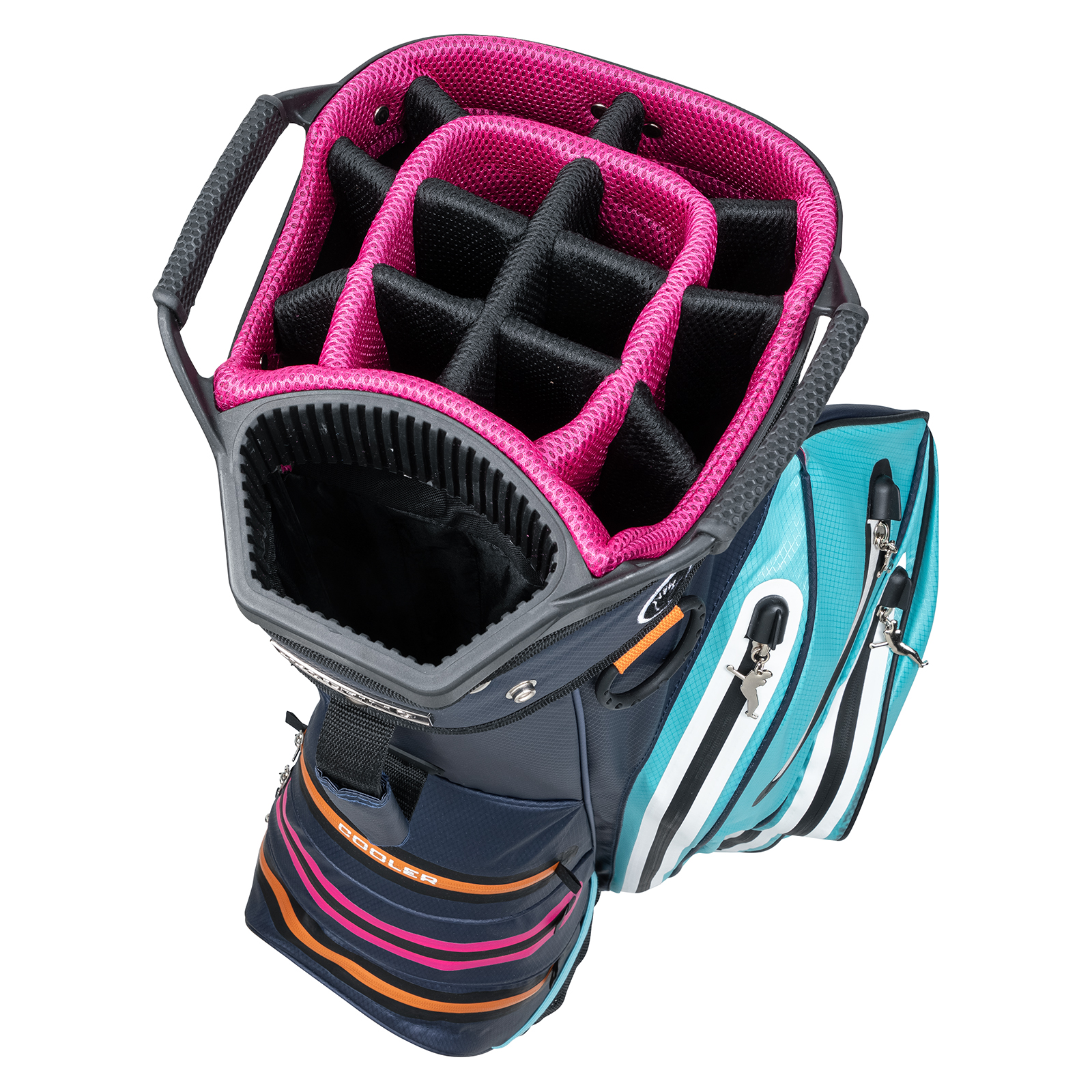 Vielseitiges Golf Cartbag in Multicolor