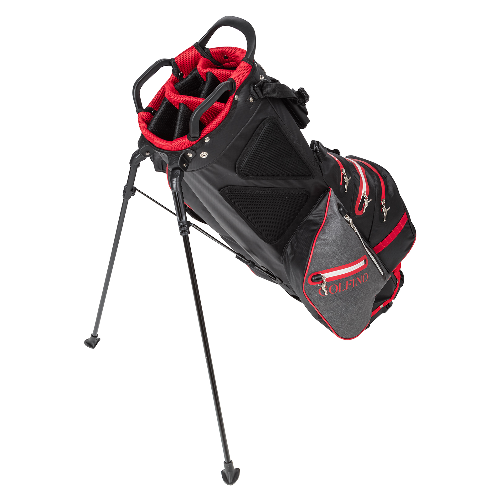 Cleverly devised golf stand bag