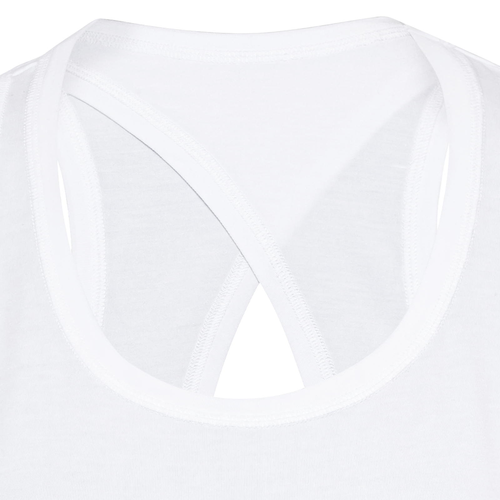 Camiseta deportiva sin mangas con abertura en la espalda para mujer