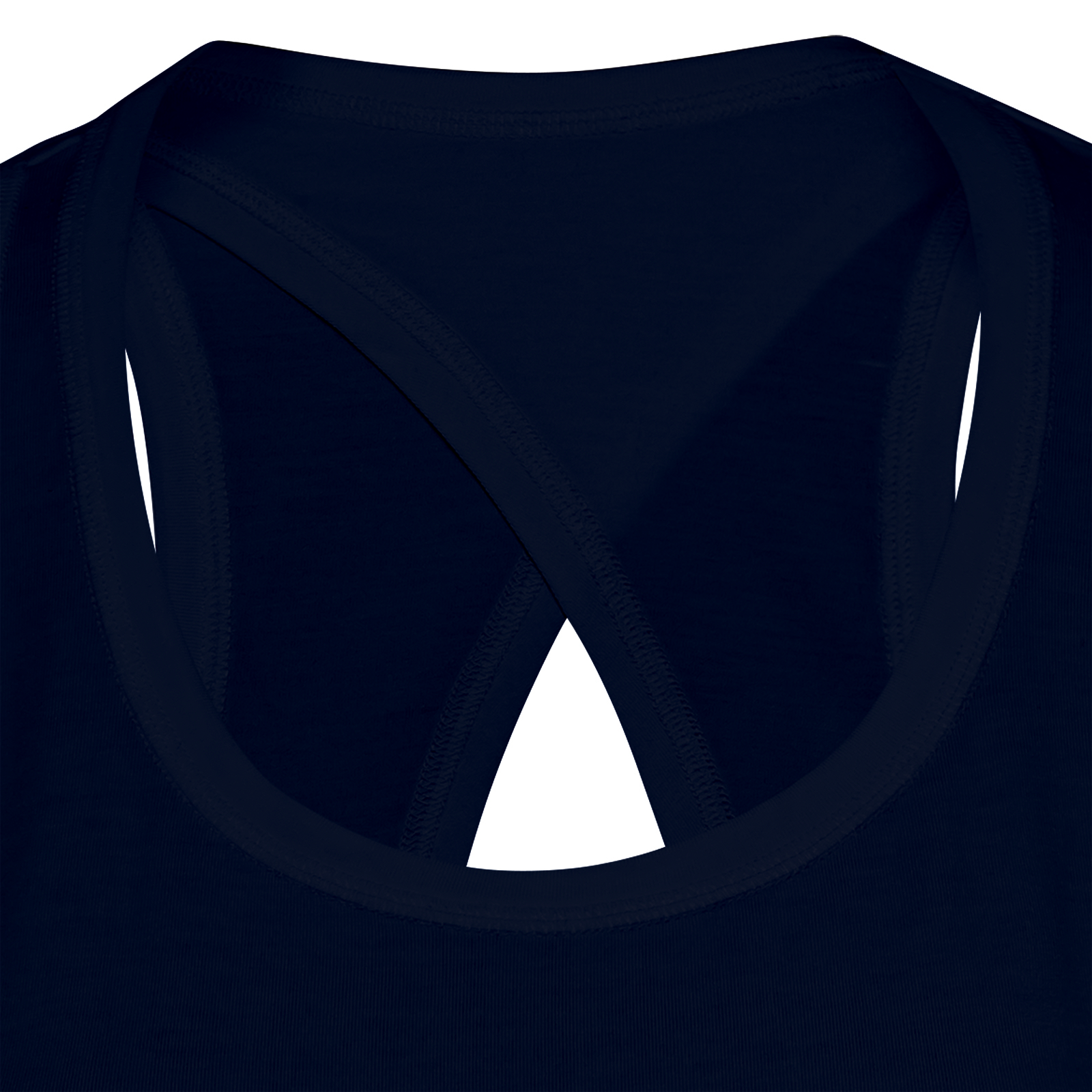 T-Shirt de sport sans manches pour femmes avec une partie dorsale croisée