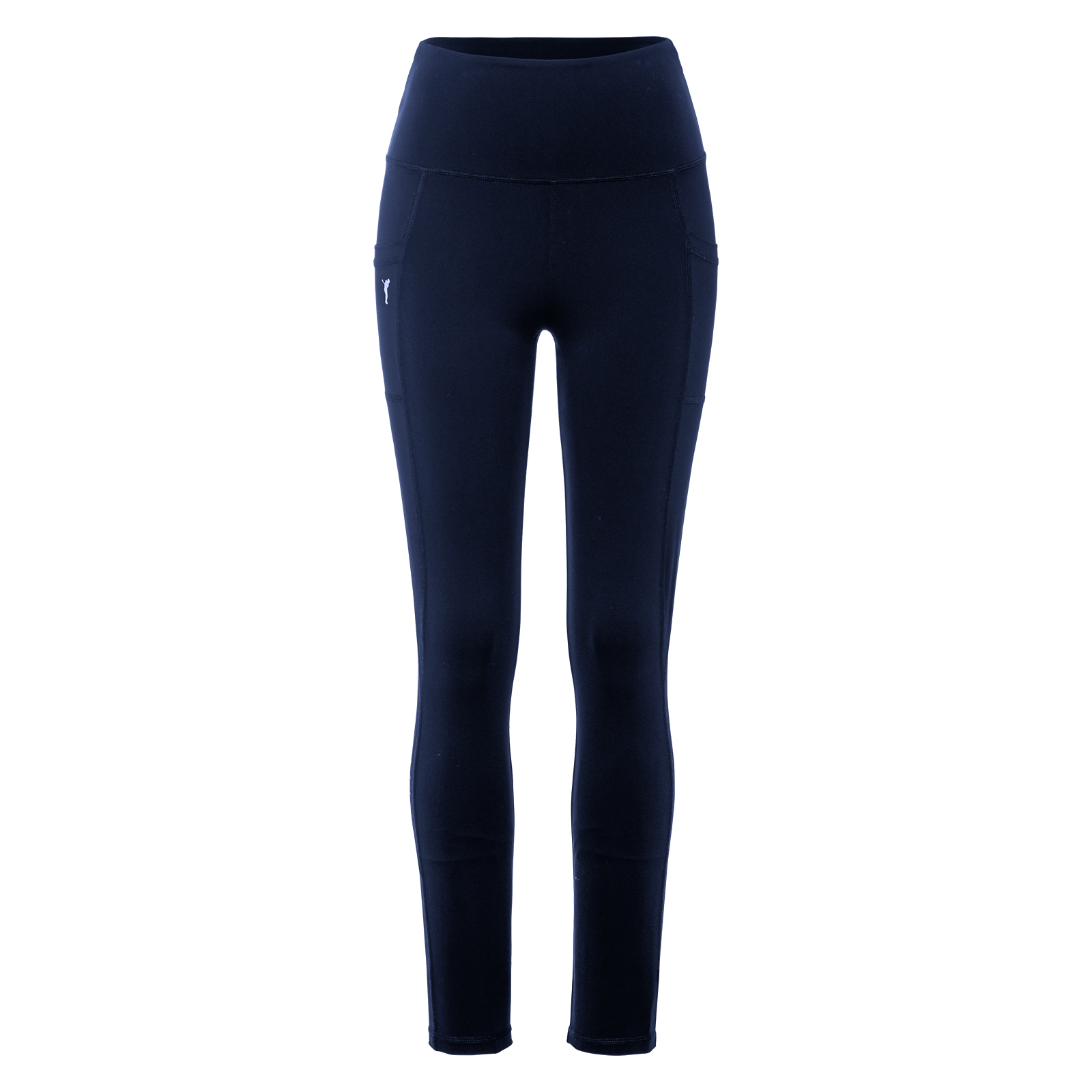 Ladies performance leggings with side pockets. 
