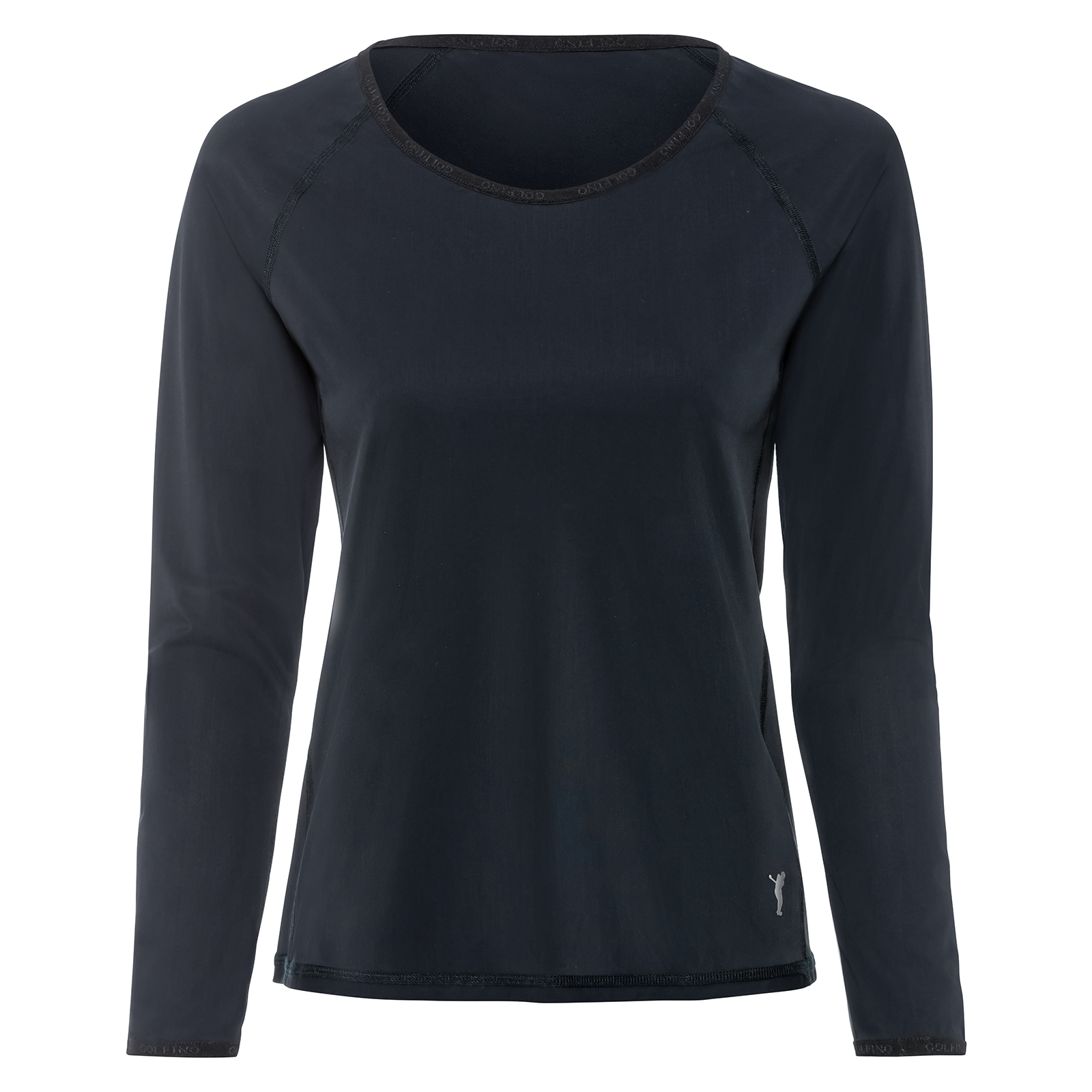 Ladies performance long sleeve shirt from innovative fabric