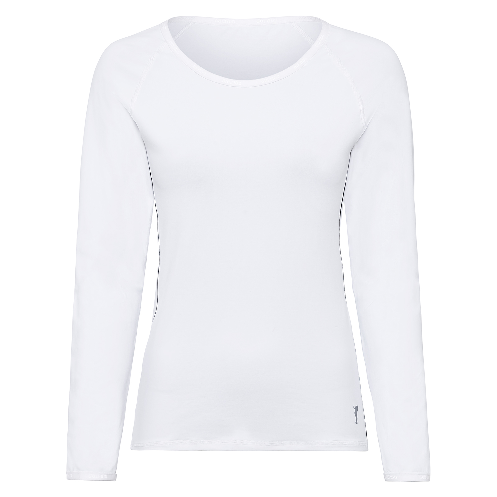 Camiseta de manga larga deportiva con control de la humedad para mujer