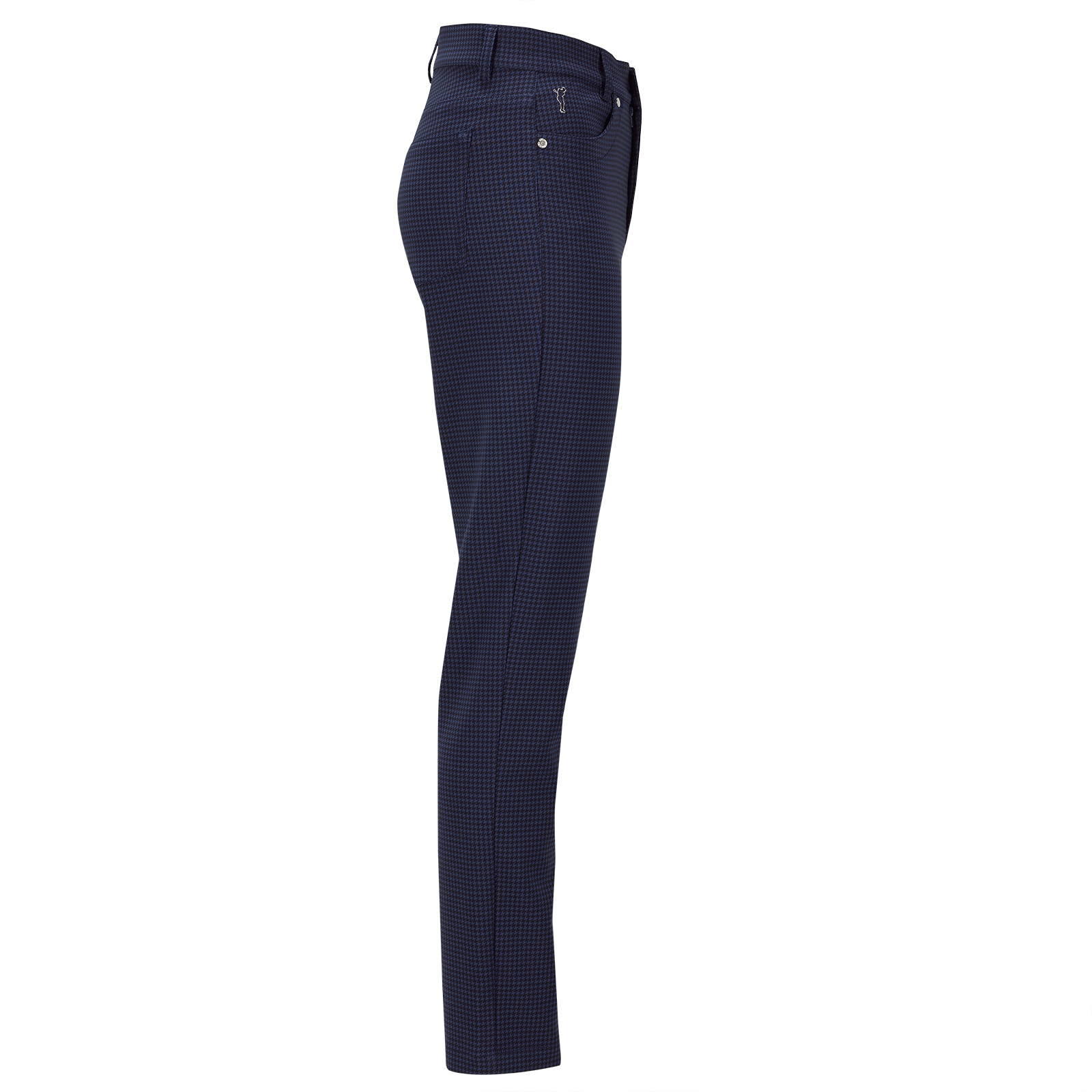 Pantalon stretch 7/8 Slim Fit pour femme en matière fonctionnelle à motif imprimé élégant