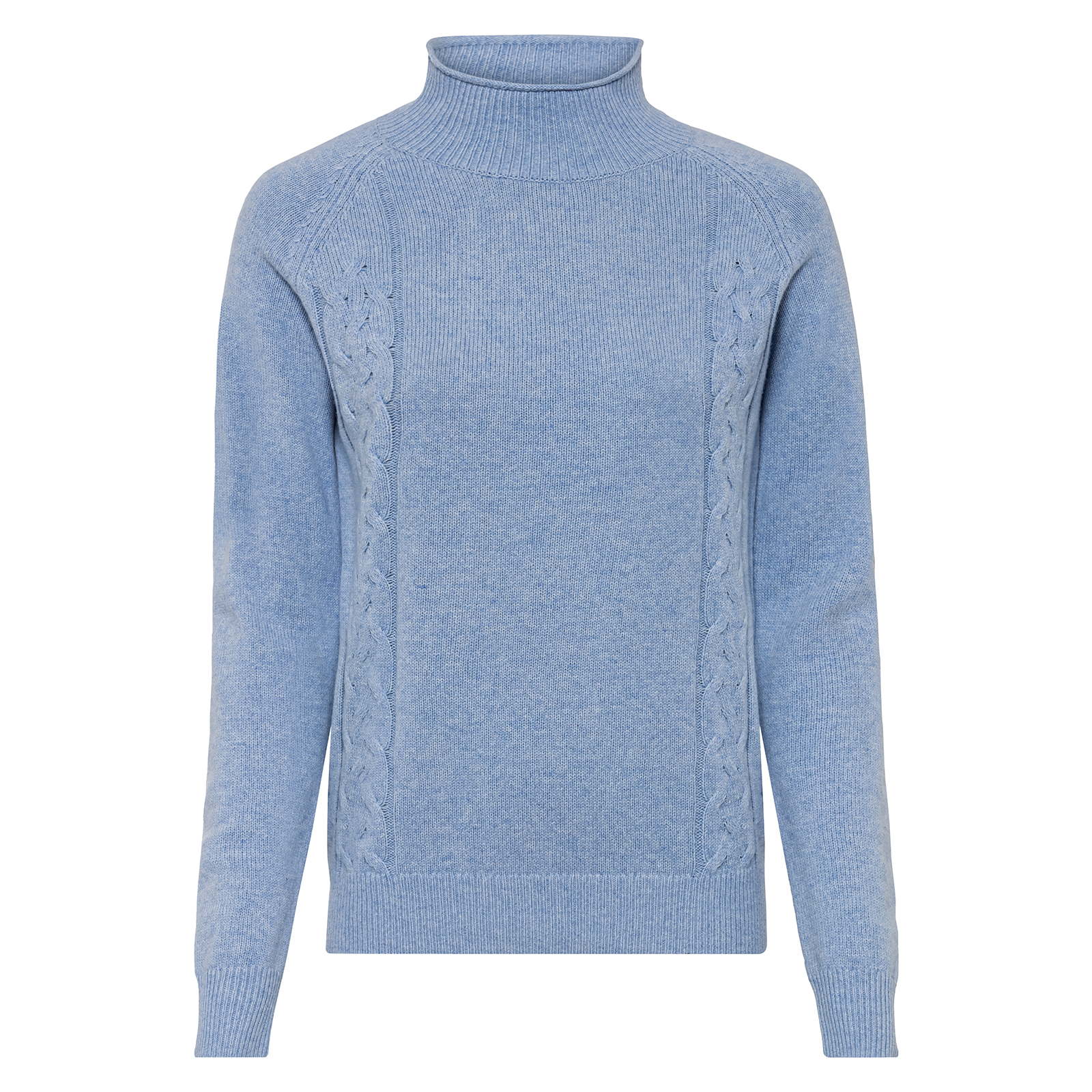 Sustainable ladies' knitted sweater with merino wool