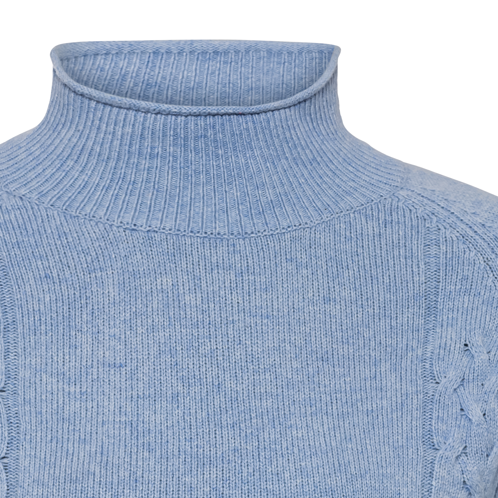 Jersey sostenible de punto con lana merina para mujer