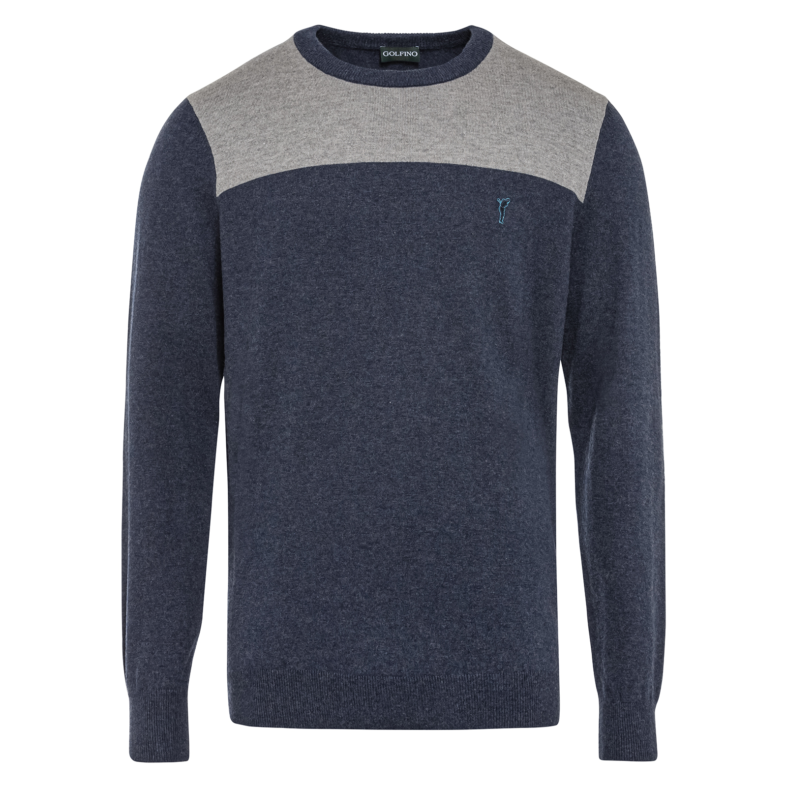 Men's timeless golf sweater with merino wool