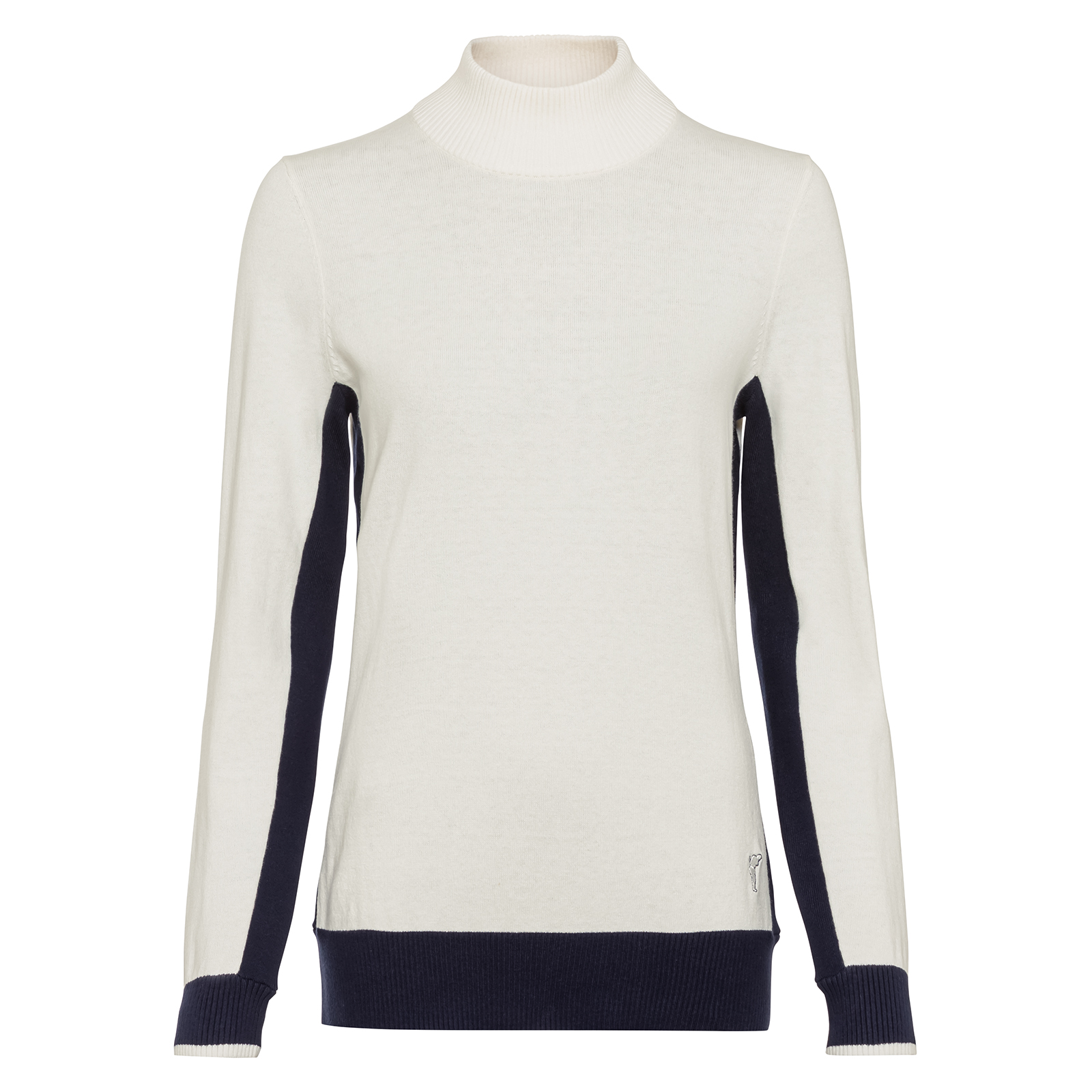 Ladies' elegant turtle-neck sweater with cashmere