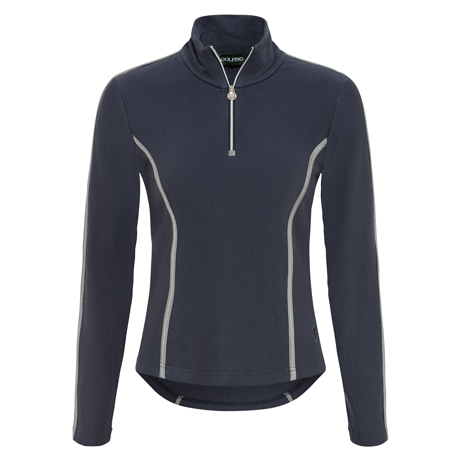 Ladies' golf sweater with Tencel component 