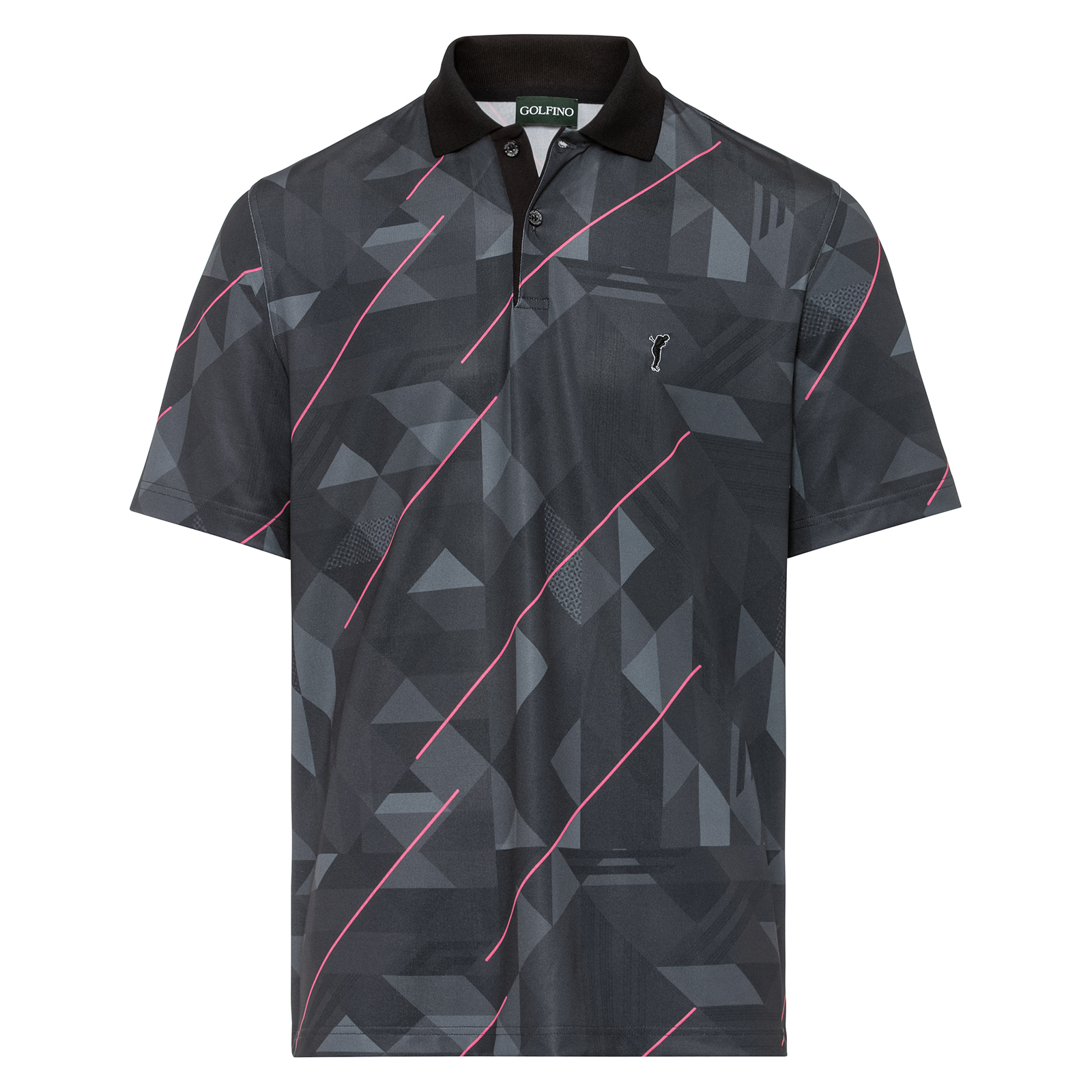 Men’s statement polo shirt with all-over print