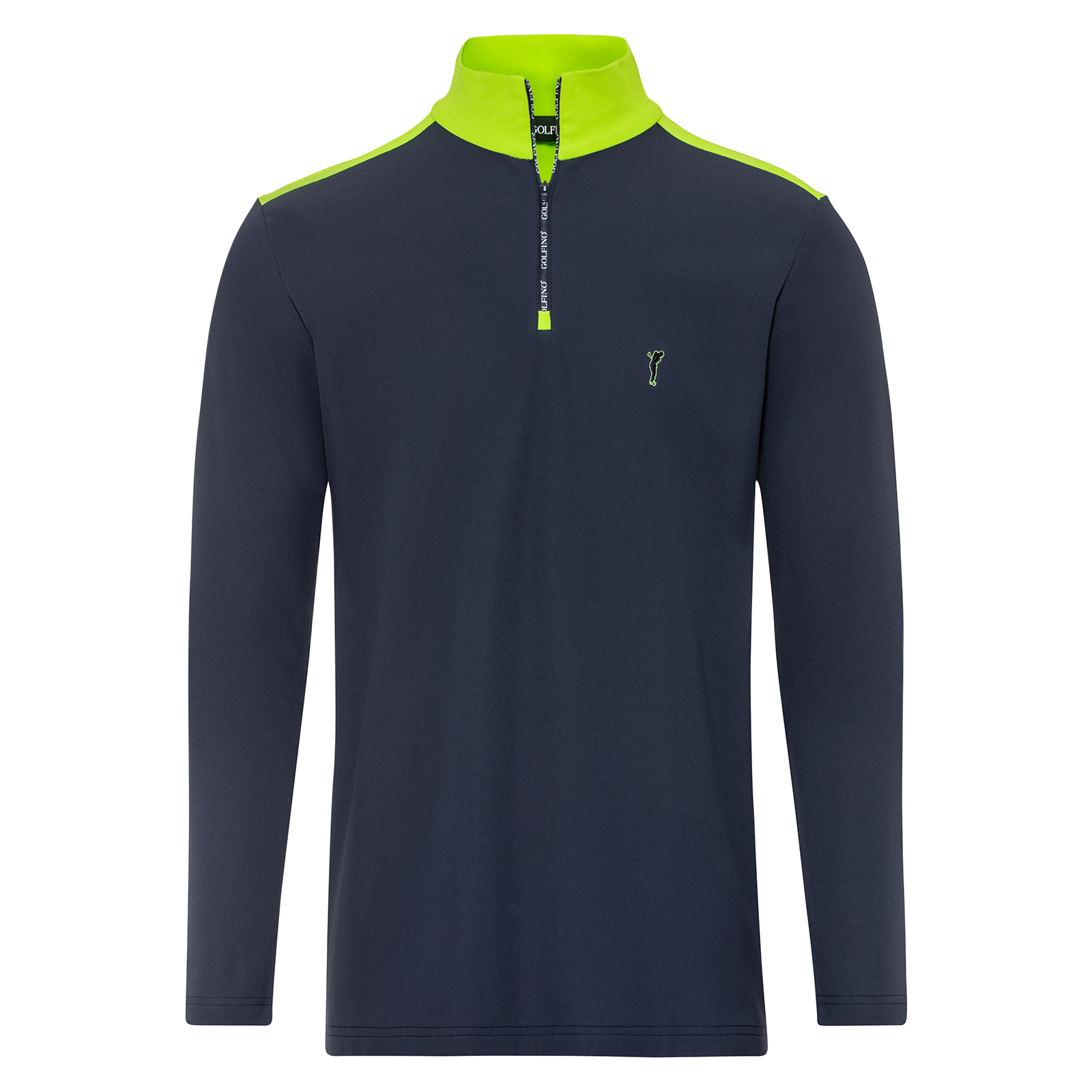 Men’s comfortable half-zip golf shirt with fleece lining