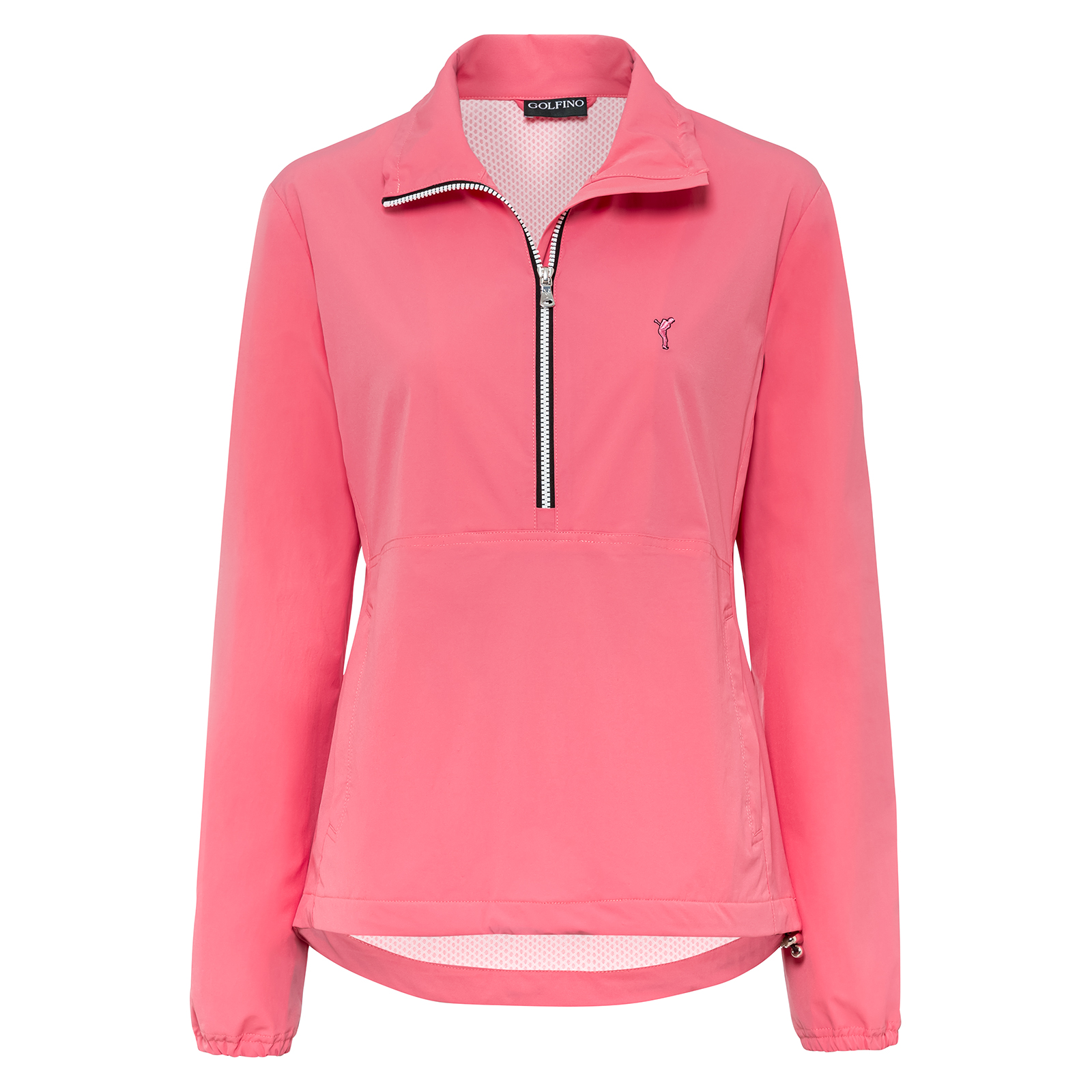 Ladies' water-repellent, slip-on golf windcheater jacket with stretch component