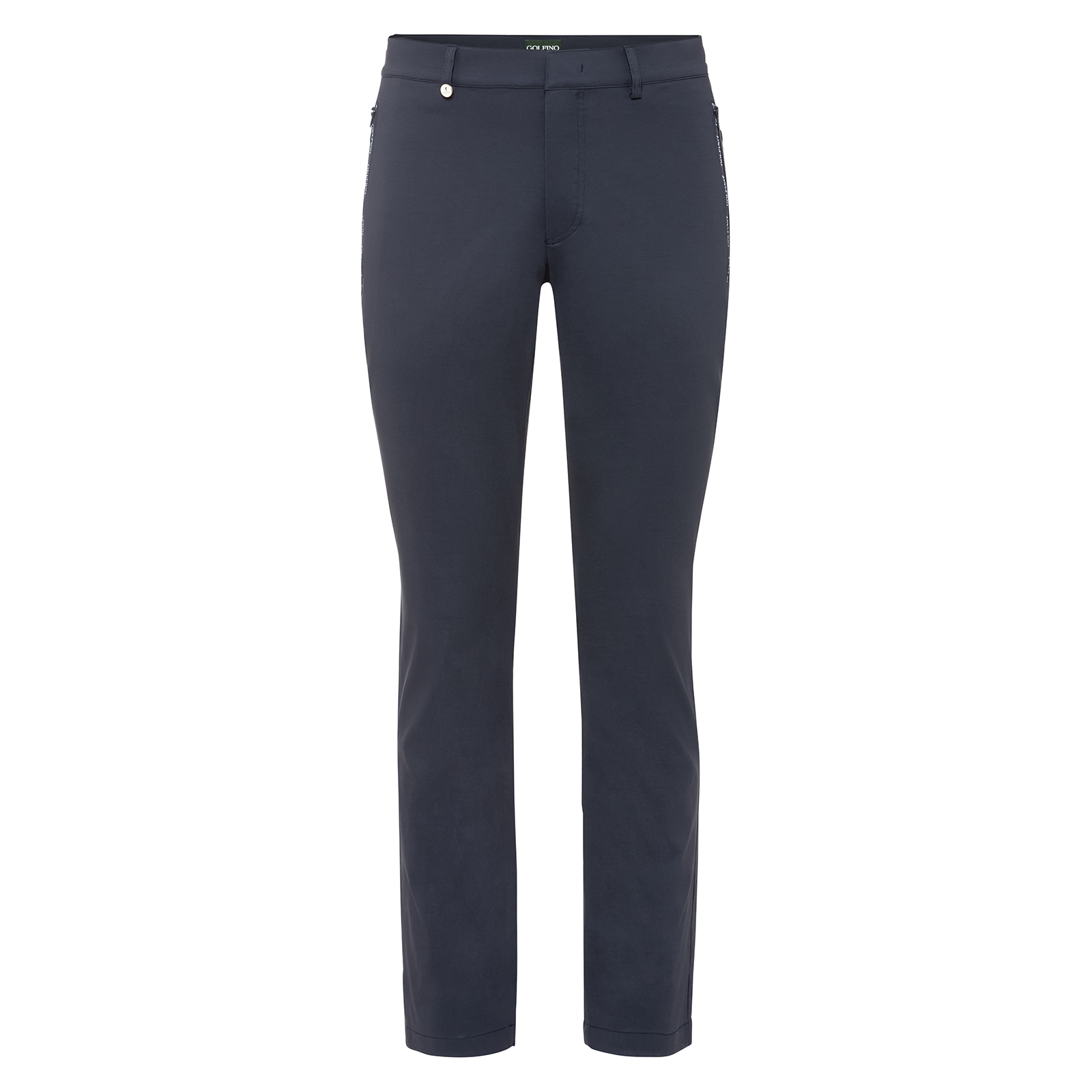 Men’s warm golf trousers with piped pockets