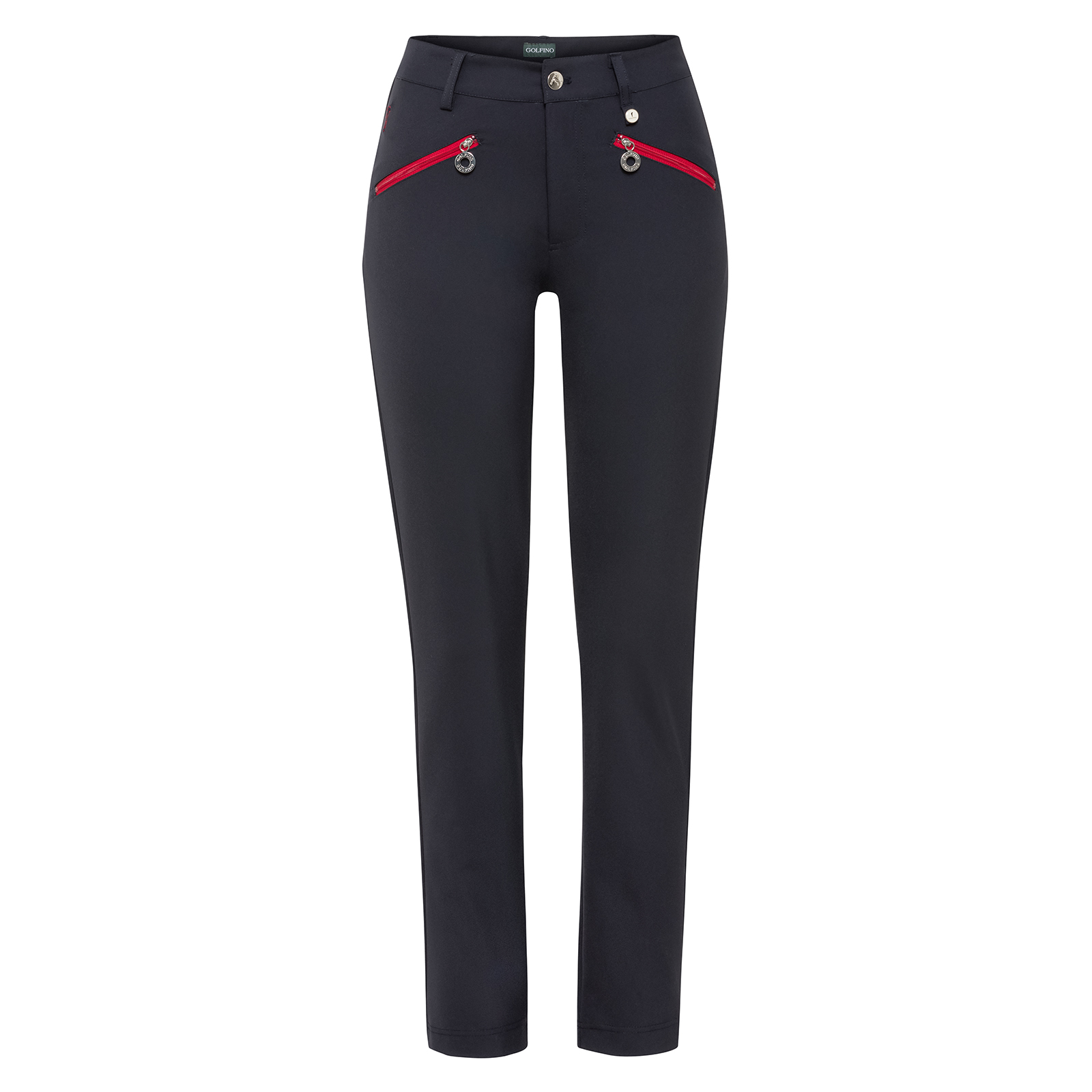 Ladies' water-repellent golf trousers in Techno Stretch
