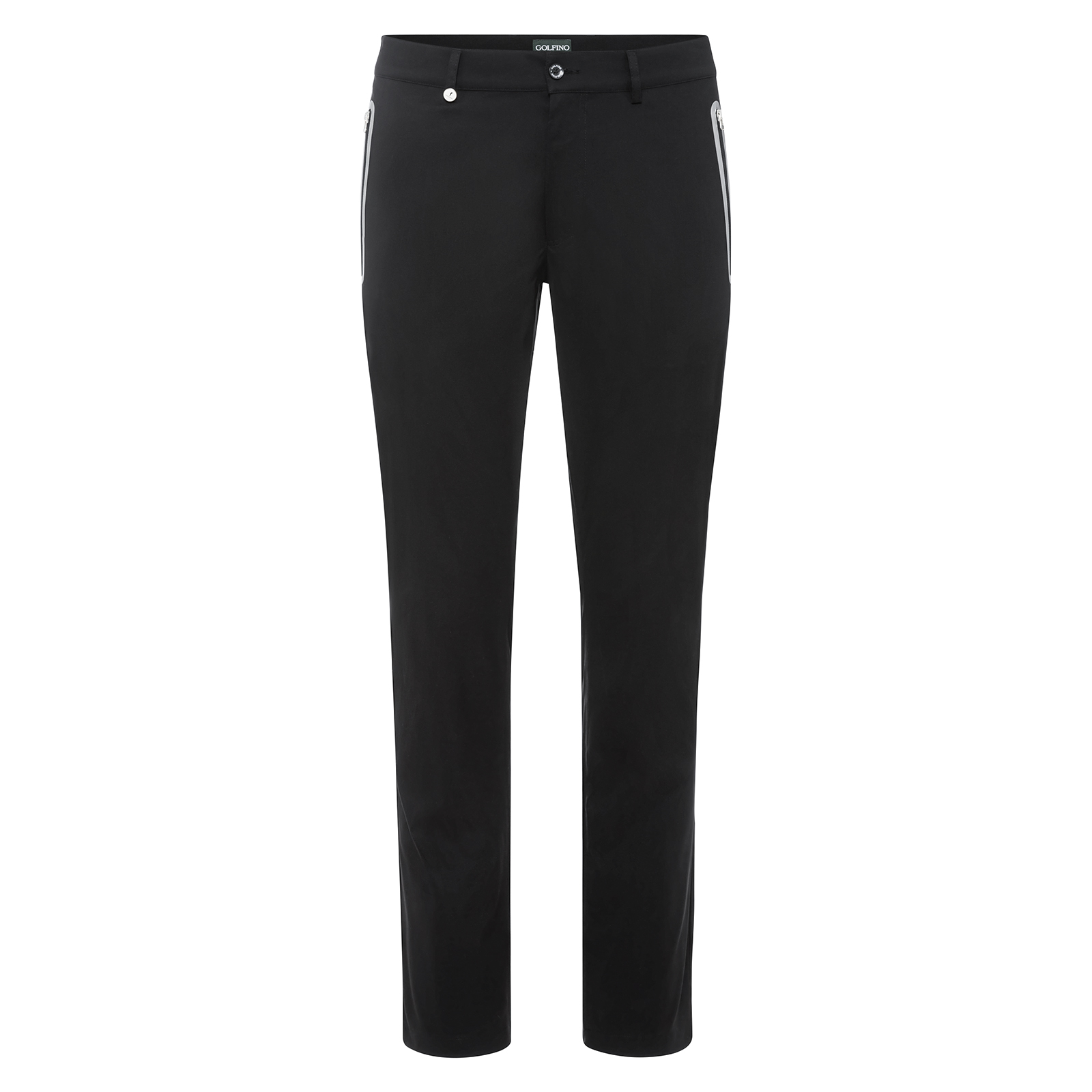 Men's stretch golf trousers with cold weather protection