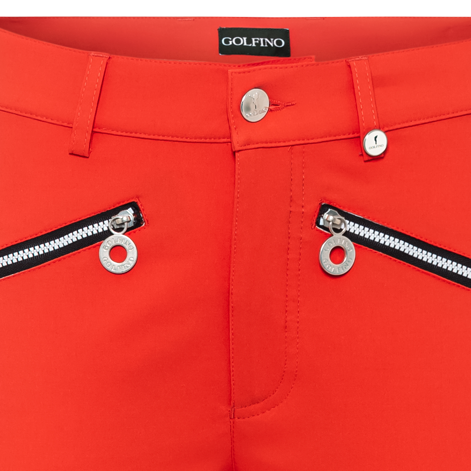 Modernos pantalones de golf con cálido tejido elástico para mujer