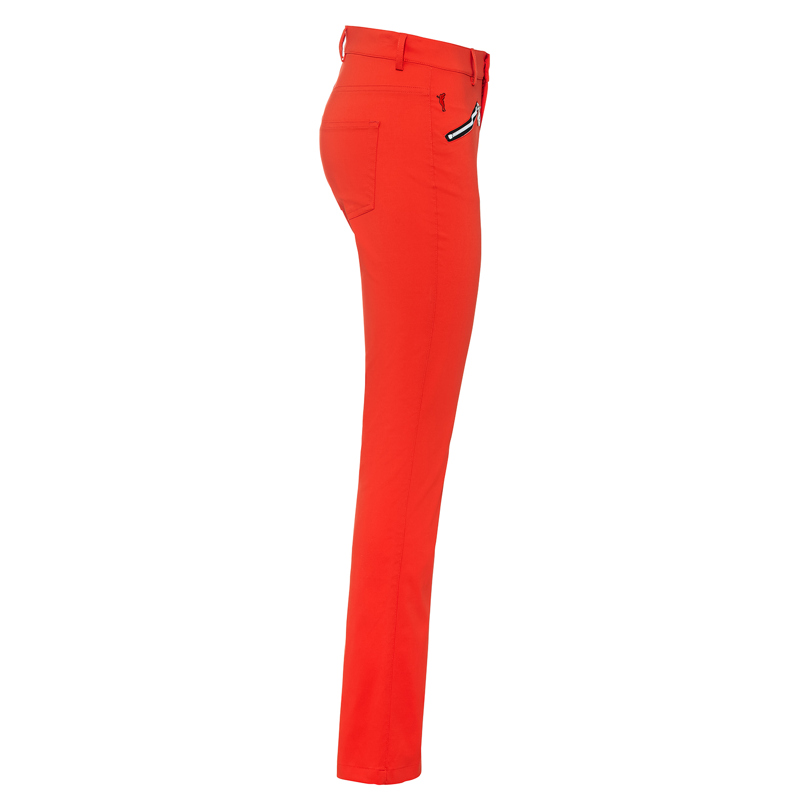 Modernos pantalones de golf con cálido tejido elástico para mujer