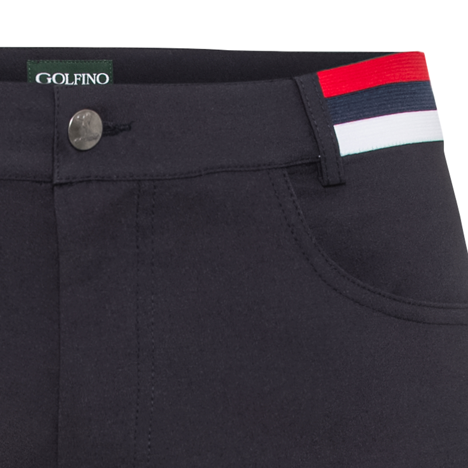 Pantalones de golf con cintura elástica y protección solar para hombre